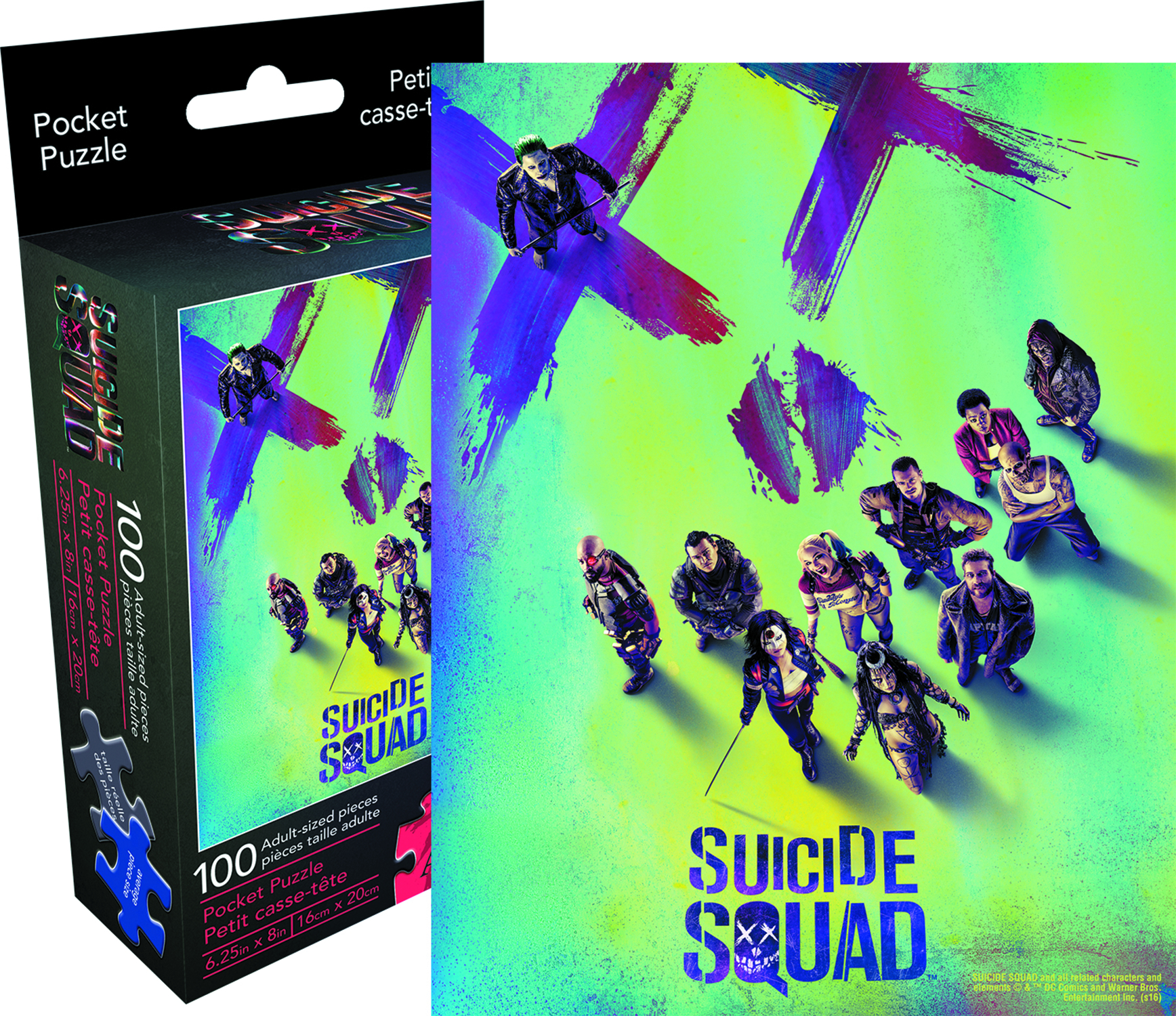 Suicide Squad 100-Piece Pocket Puzzle 