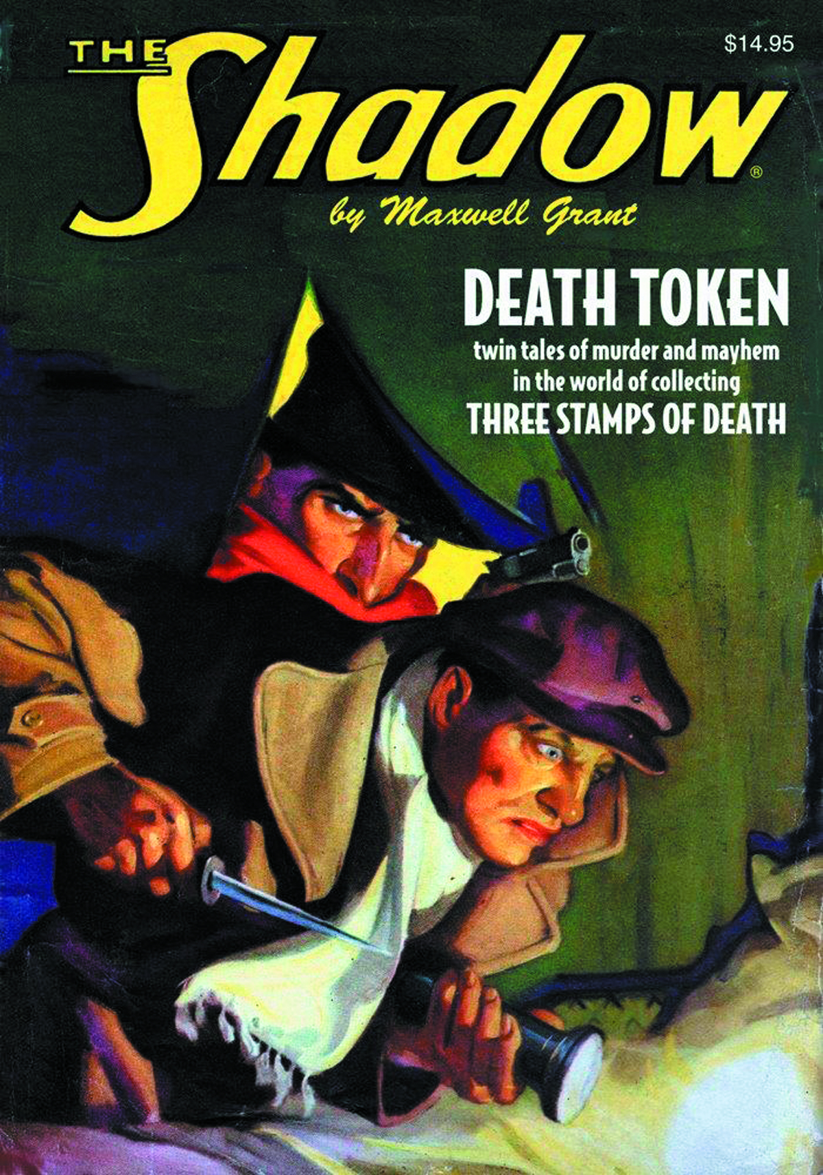 SHADOW DOUBLE NOVEL VOL 112 DEATH TOKEN & 3 STAMPS OF DEATH