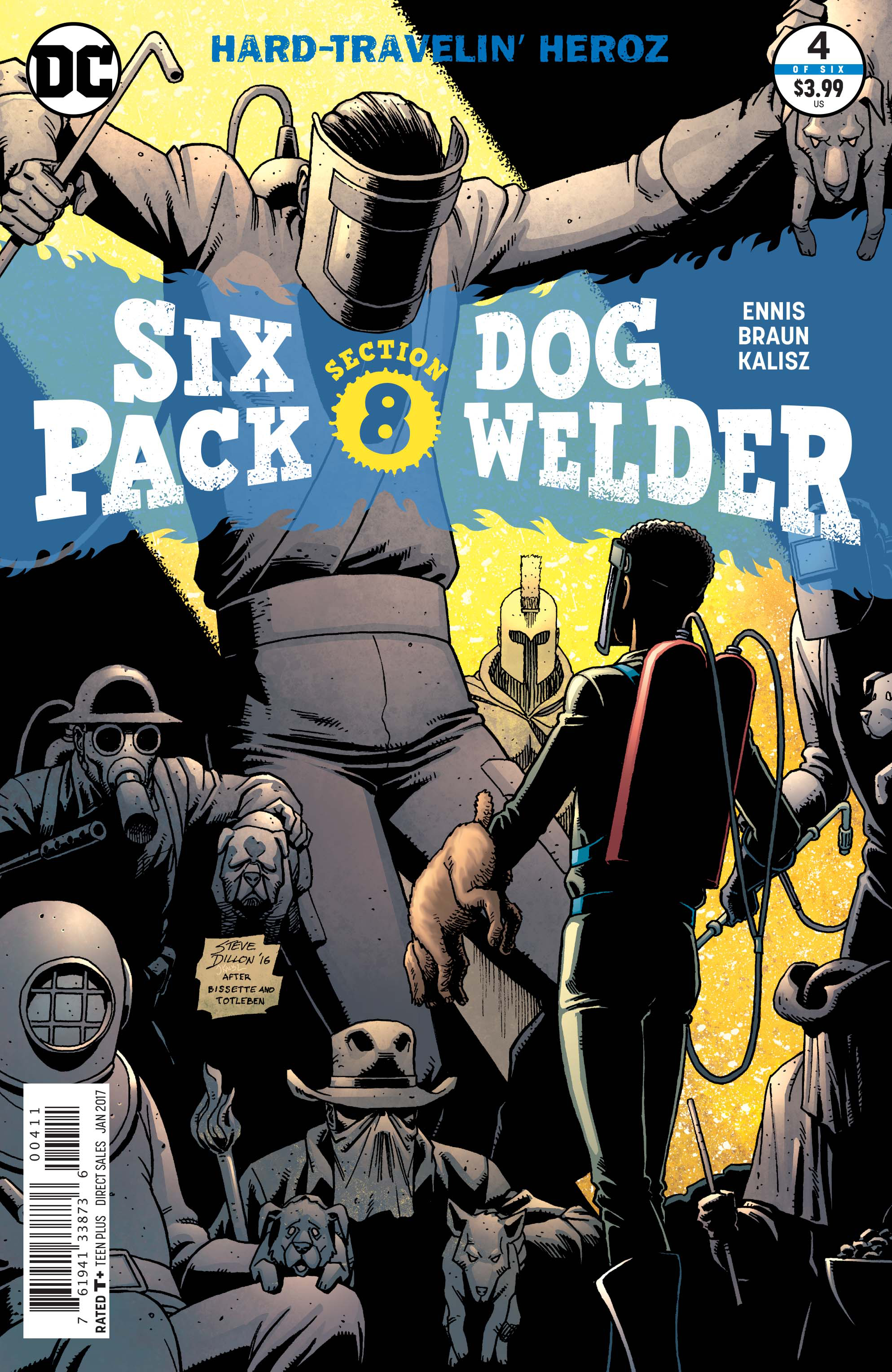 SIXPACK & DOGWELDER HARD-TRAVELIN HEROZ #4 (OF 6)