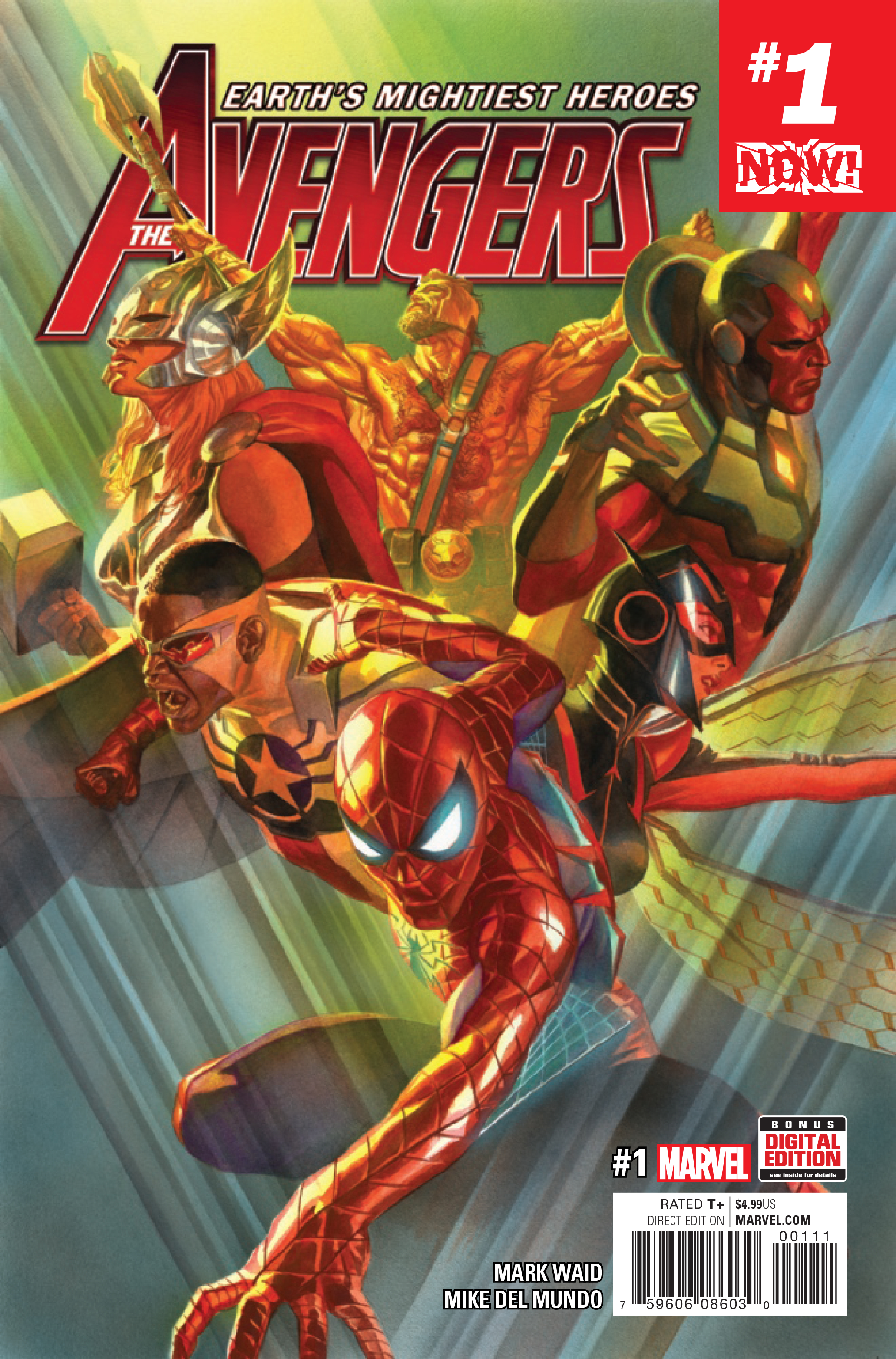 Avengers #1  Marvel Now Comics vf/nm CB2143 