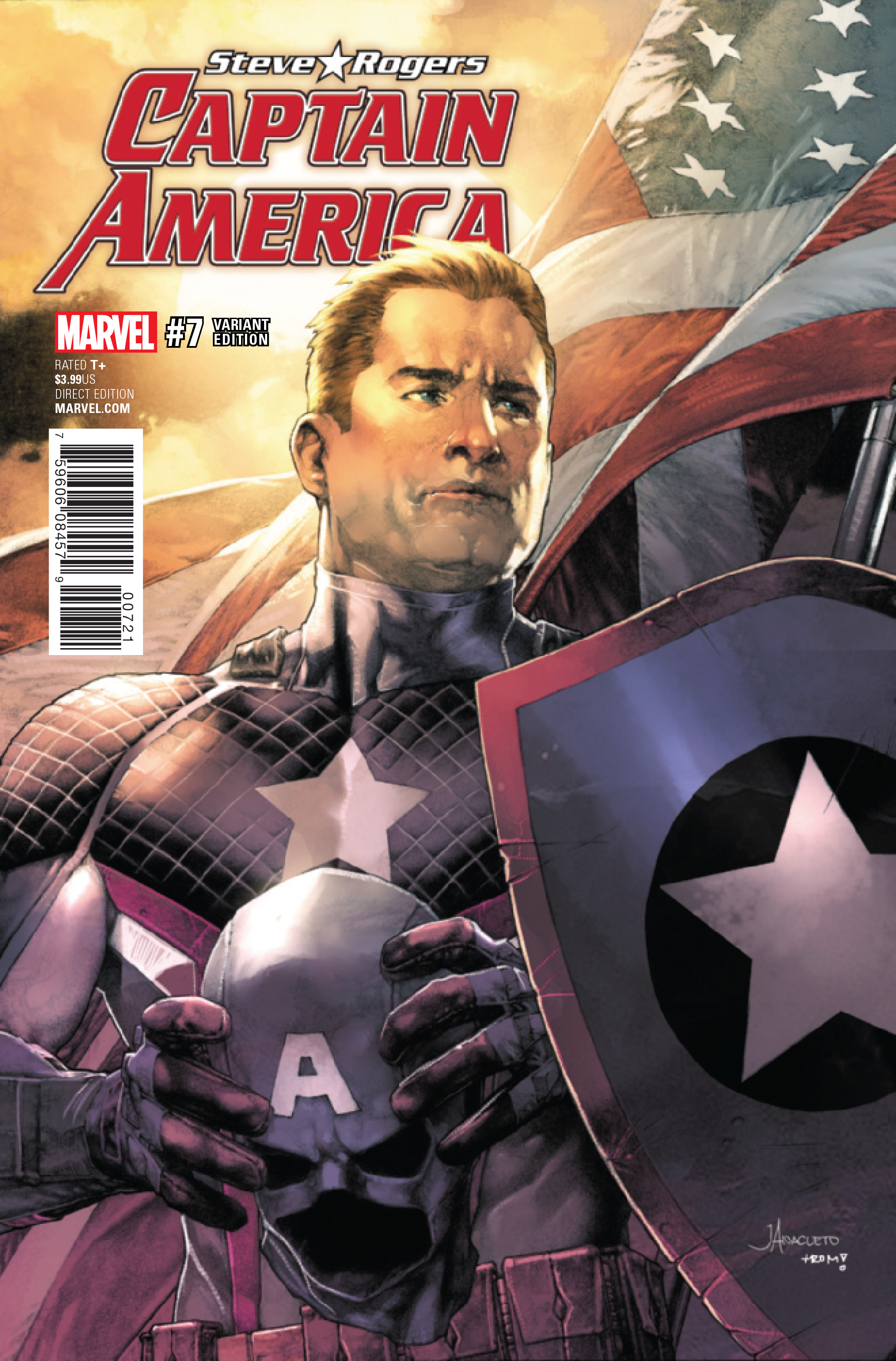 Captain America Steve Rogers #7 Anacleto Variant First Print 