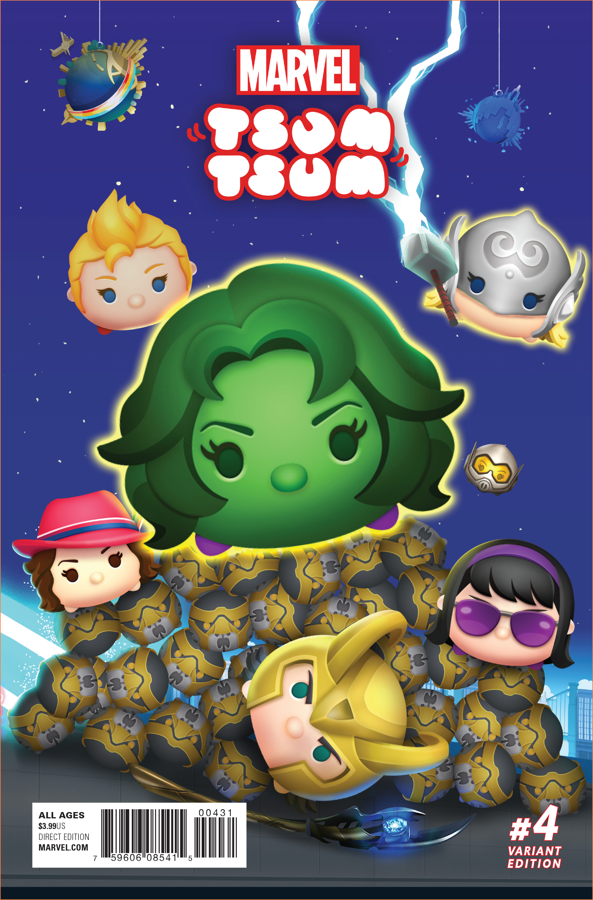 MARVEL TSUM TSUM #4 (OF 4) CLASSIFIED CONNECTING D VAR