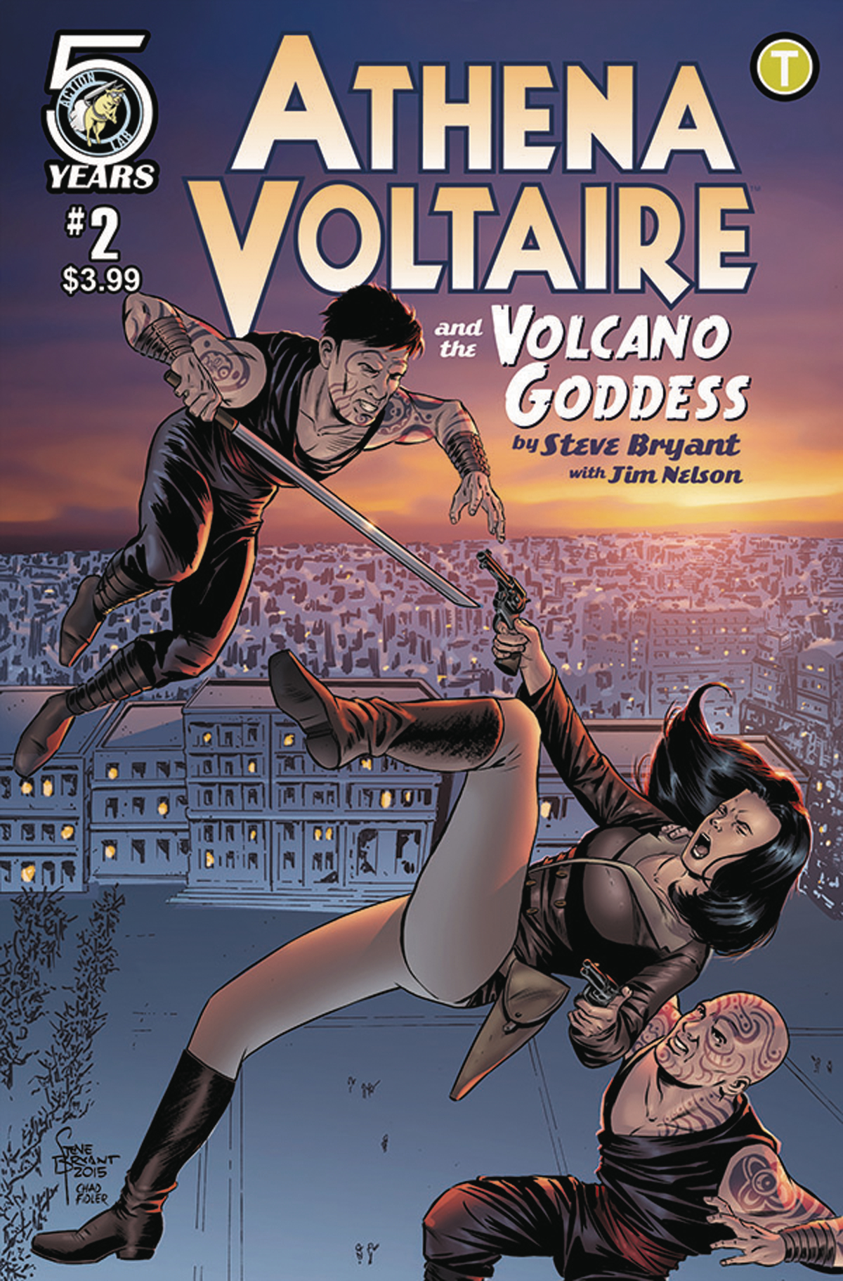 ATHENA VOLTAIRE AND THE VOLCANO GODDESS #2 CVR A BRYANT