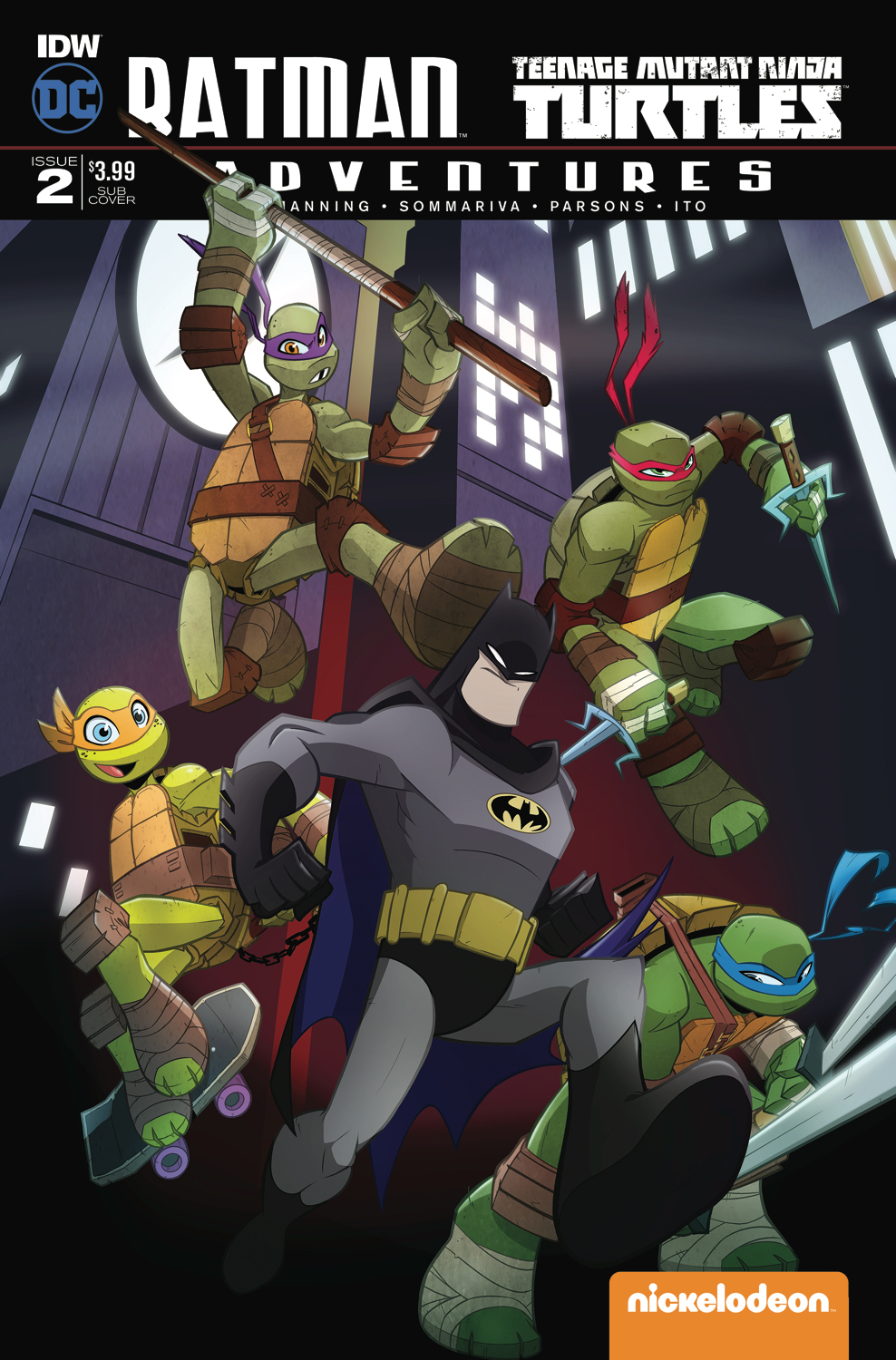 OCT160461 - BATMAN TMNT ADVENTURES #2 (OF 6) SUBSCRIPTION VAR B - Previews  World