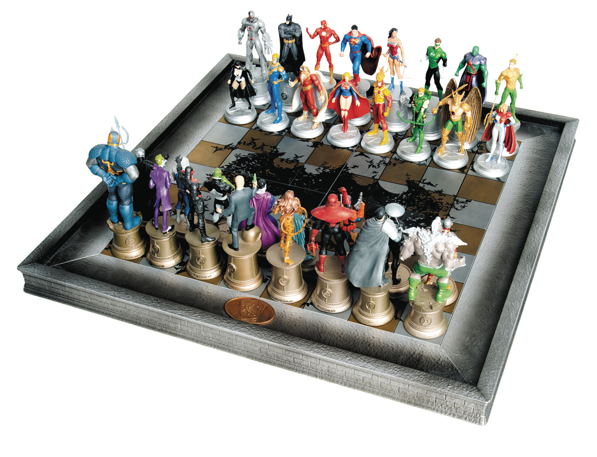 OCT162608 DC CHESS COLL THE COMPLETE JUSTICE LEAGUE SET Previews World