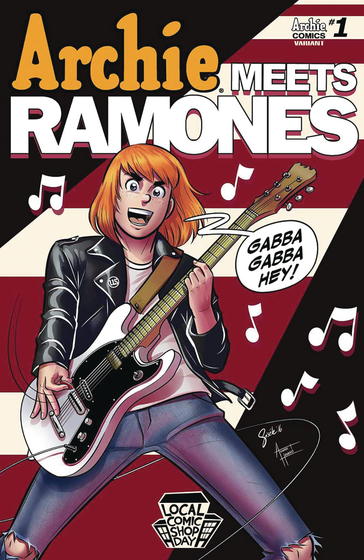 LCSD 2016 ARCHIE MEETS RAMONES ONE SHOT