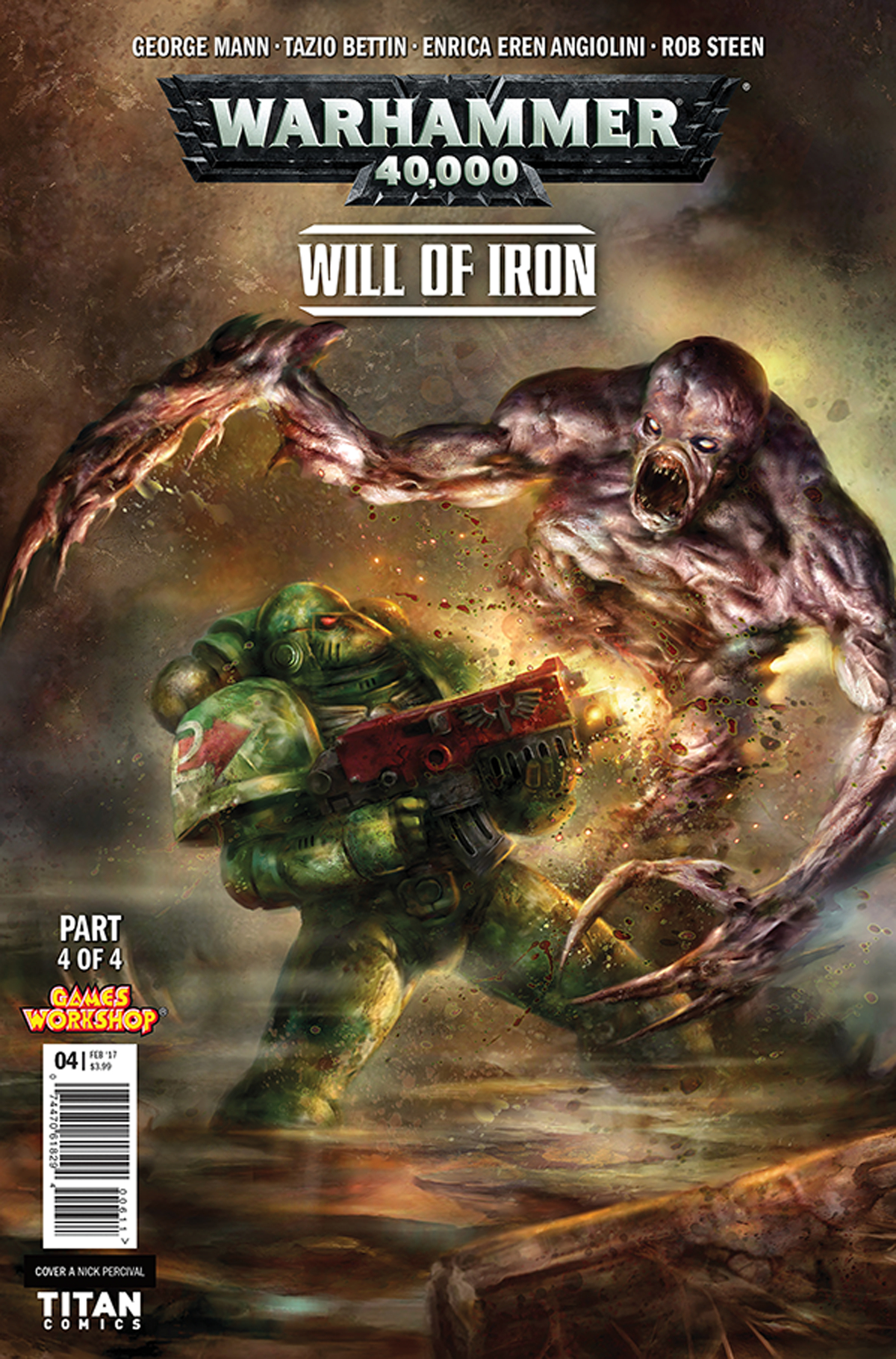 WARHAMMER 40000 WILL OF IRON #4 (OF 4) CVR A PERCIVAL (MR)