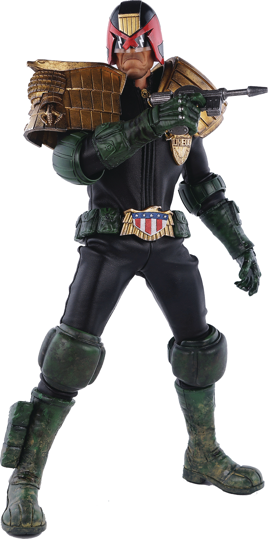 AUG168991 - 2000 AD X THREEA JUDGE DREDD 1/6 SCALE FIG