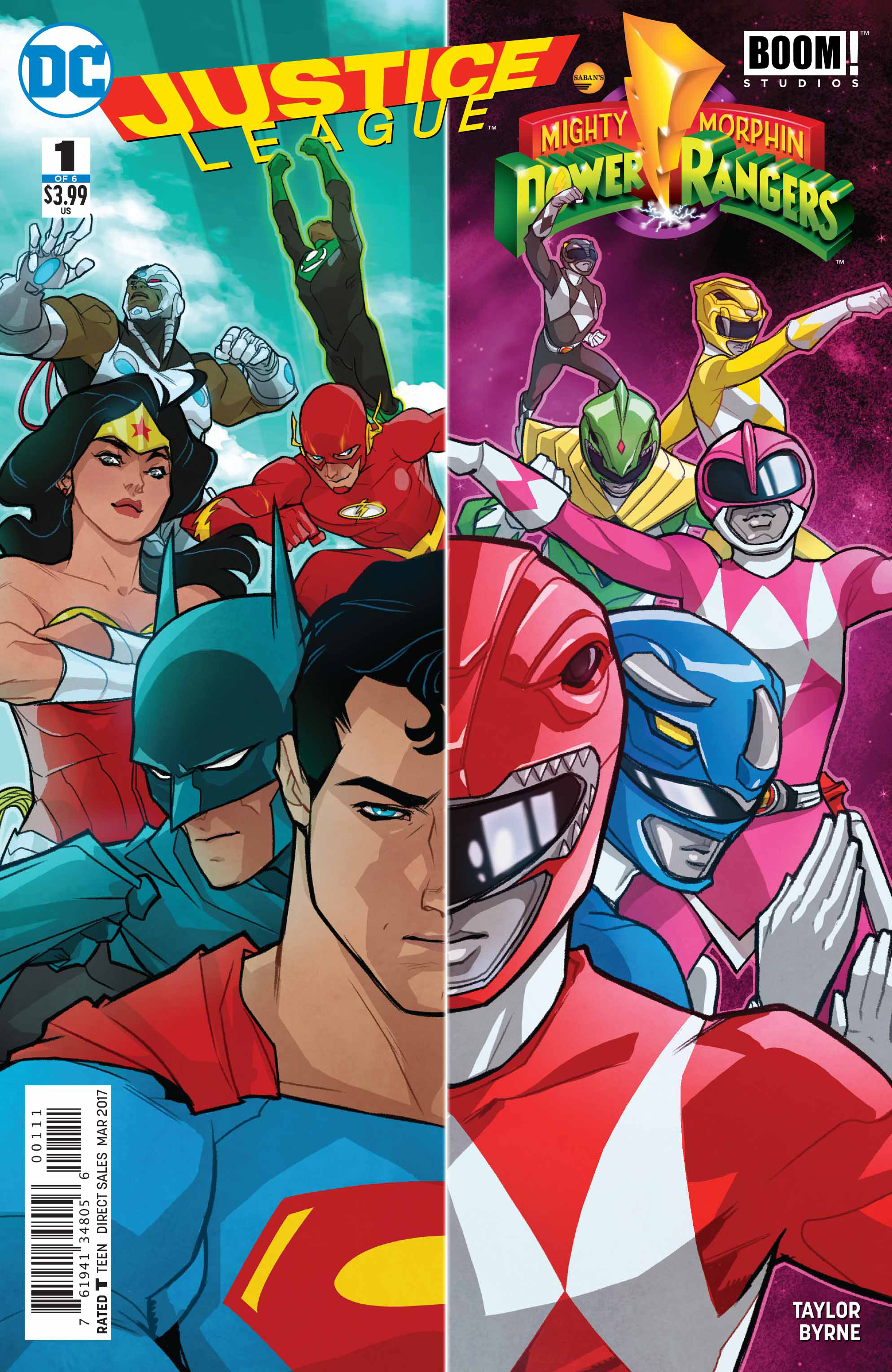 JUSTICE LEAGUE POWER RANGERS #1 (OF 6)