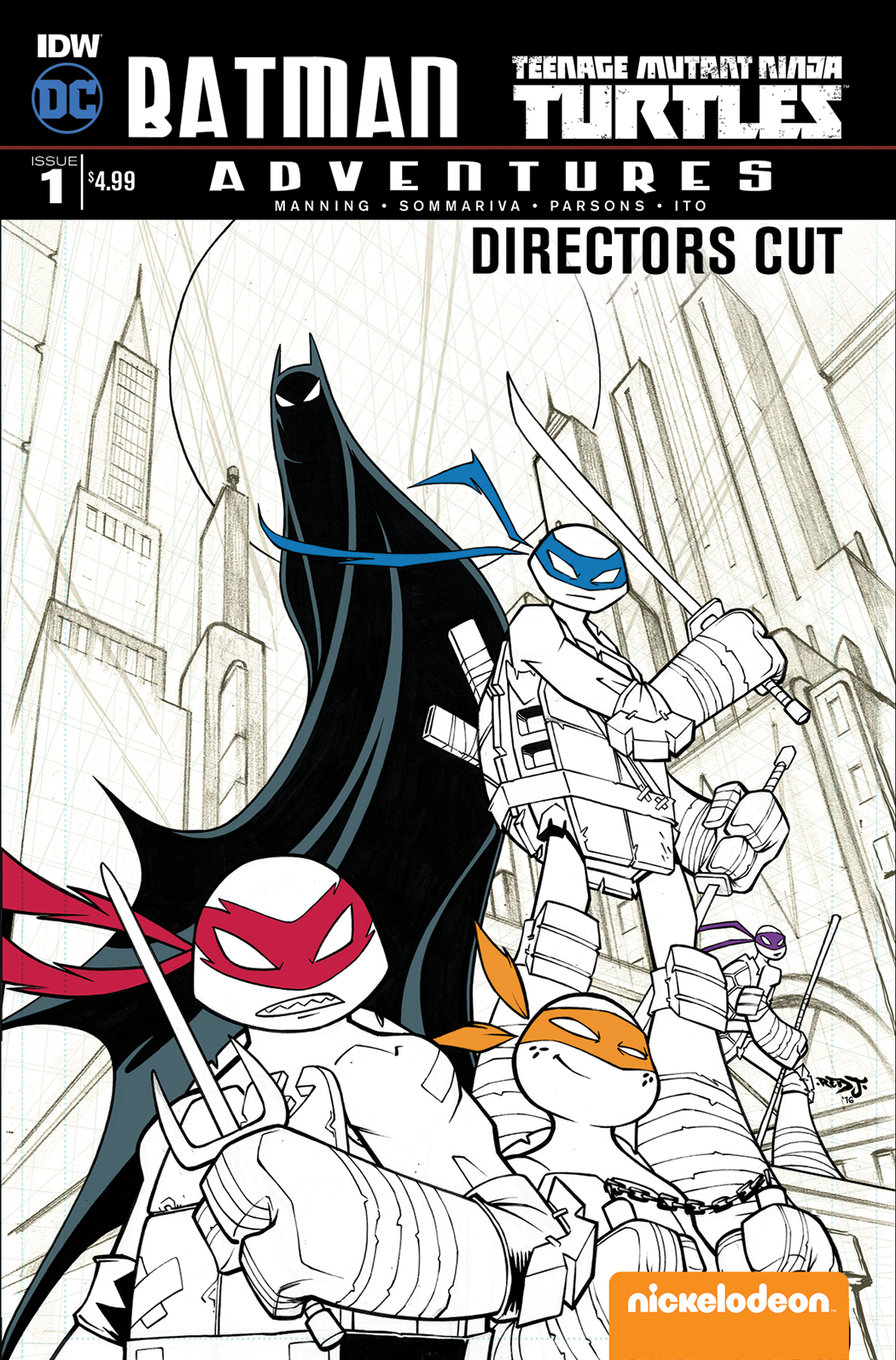 DEC160520 - BATMAN TMNT ADVENTURES #1 DIRECTORS CUT - Previews World