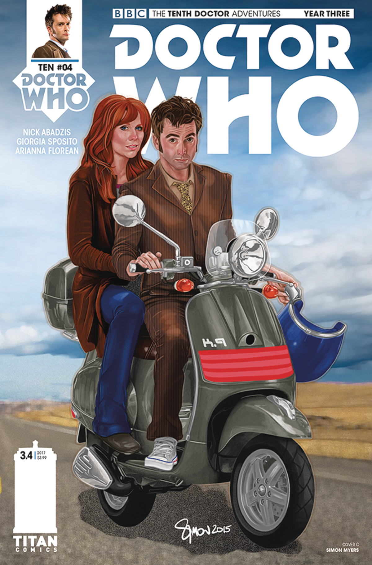 DOCTOR WHO 10TH YEAR THREE #4 CVR C MYERS