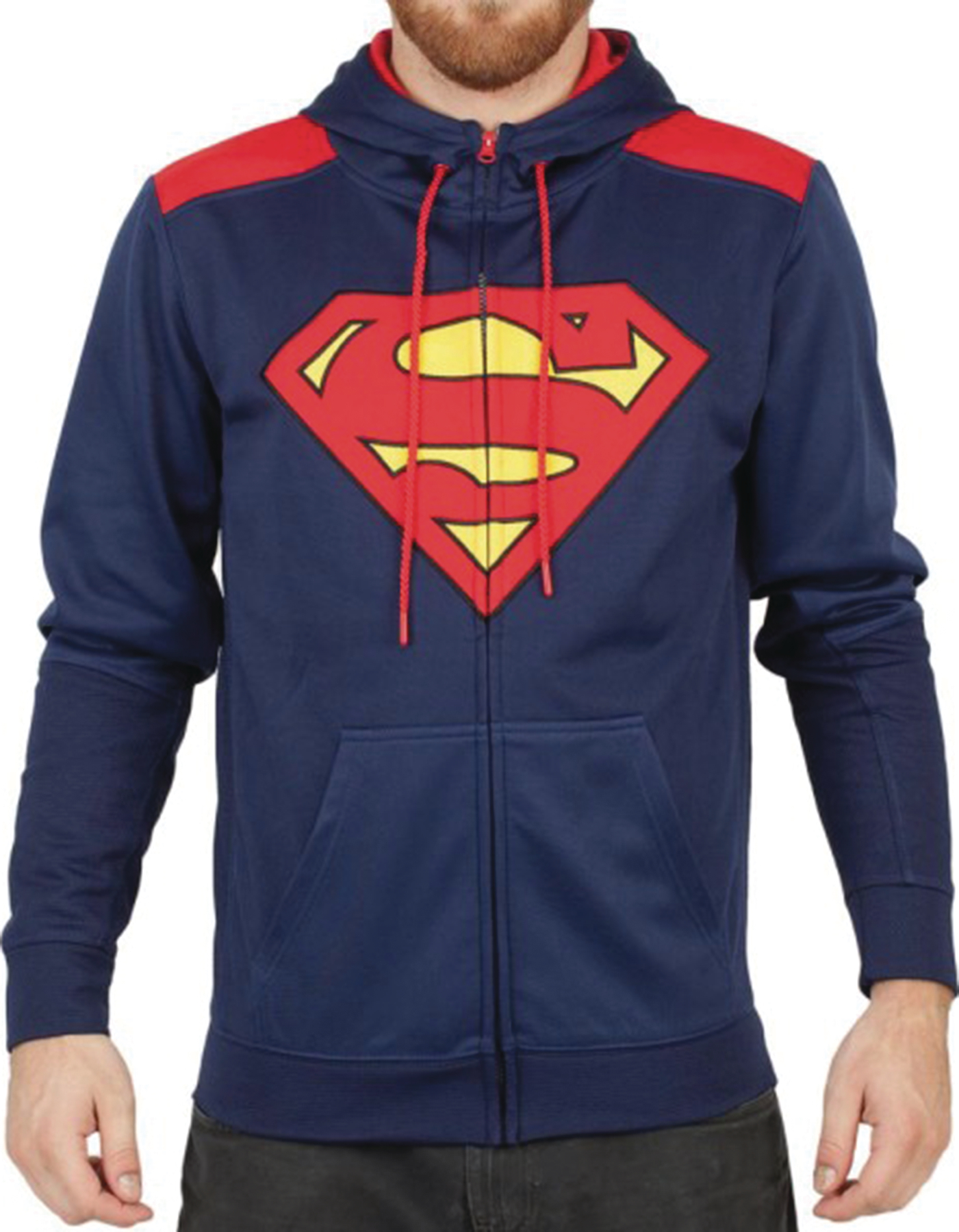 superman zipper hoodie