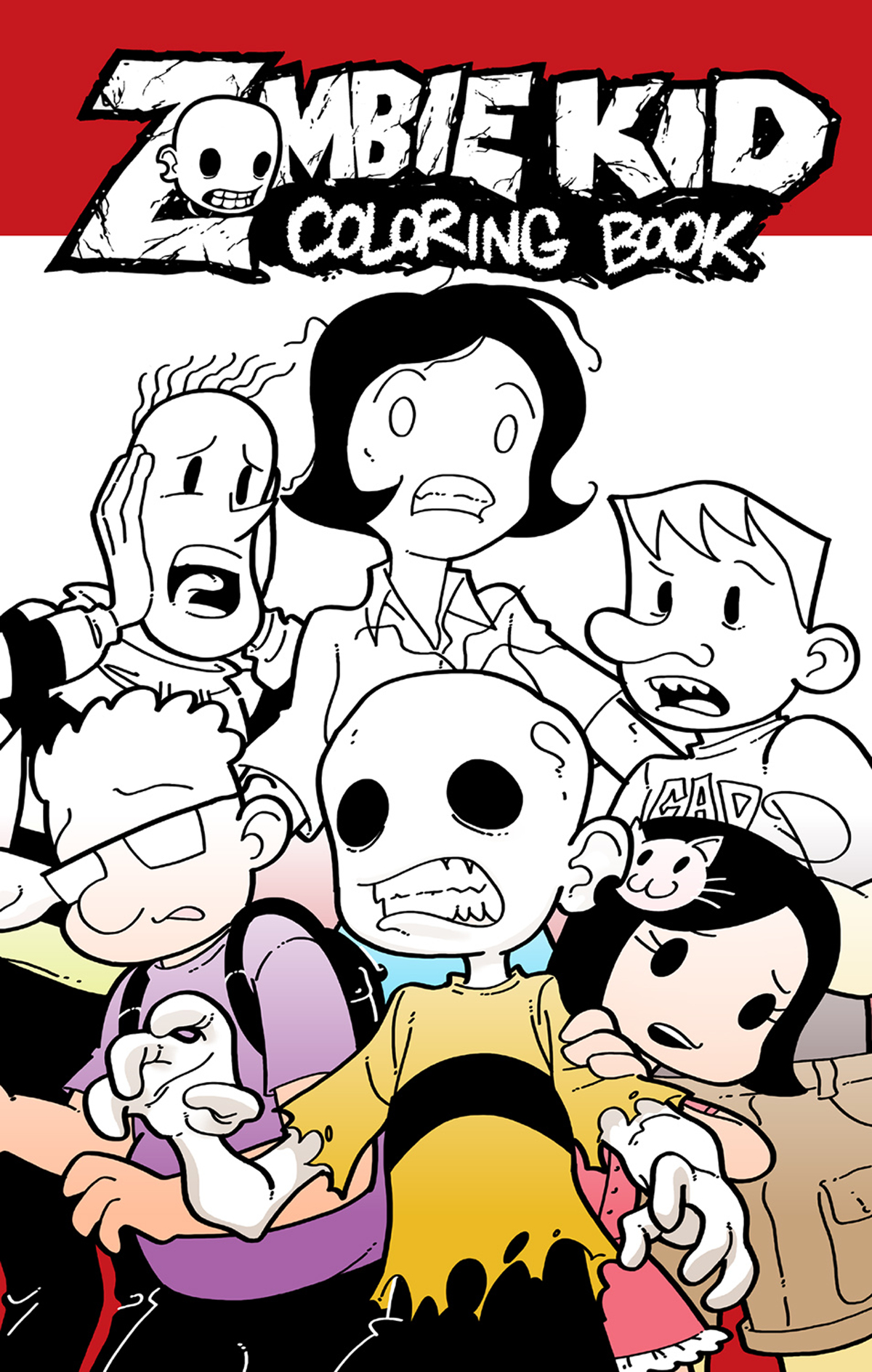 ZOMBIE KID DIARIES COLORING BOOK (ONE SHOT)