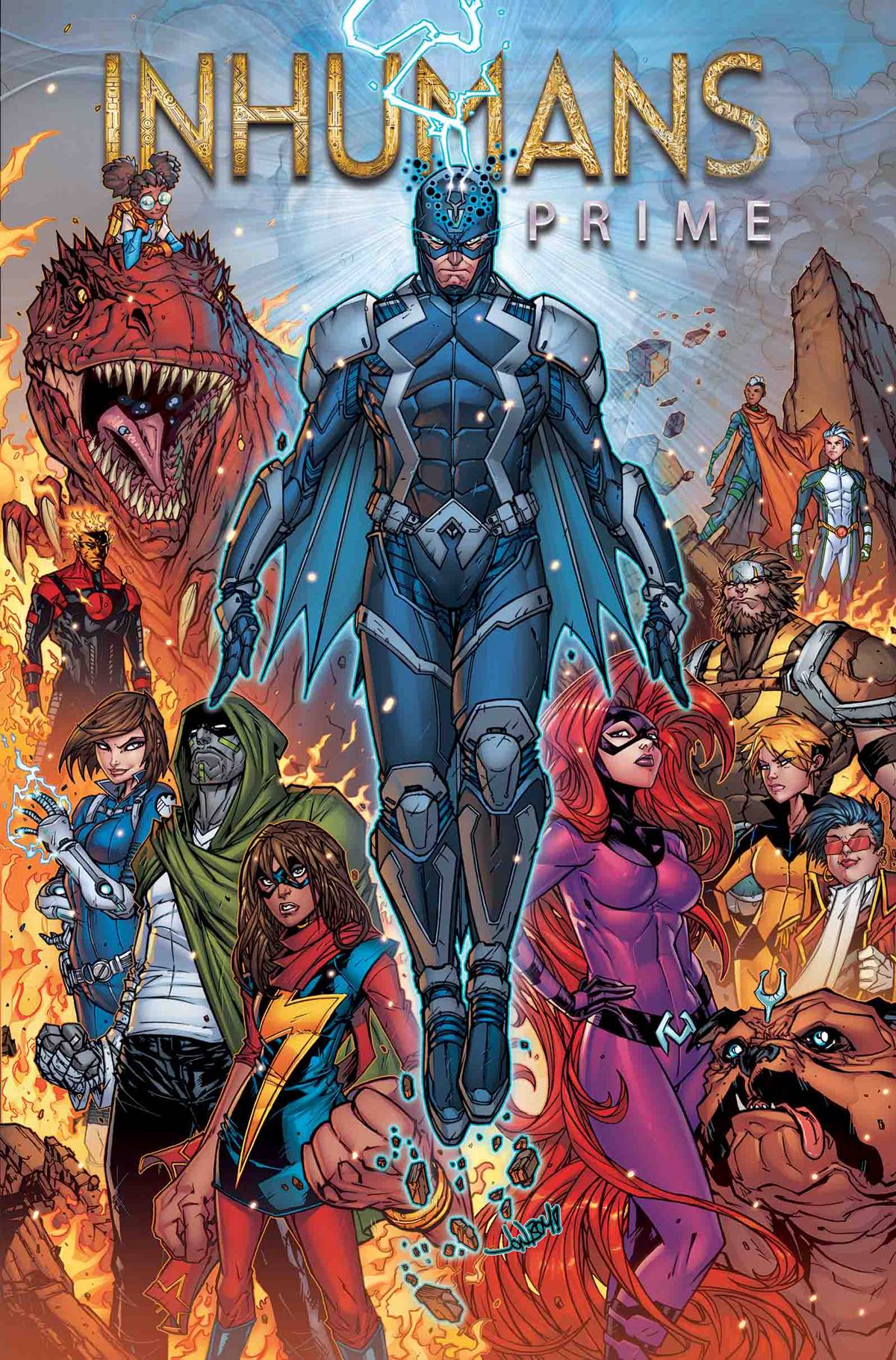 INHUMANS PRIME #1 BY MEYERS POSTER