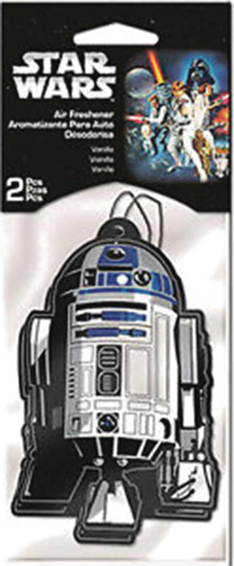 NOV168717 SW R2D2 2PK VANILLA AIR FRESHENER 24PC BAG Net Previews World
