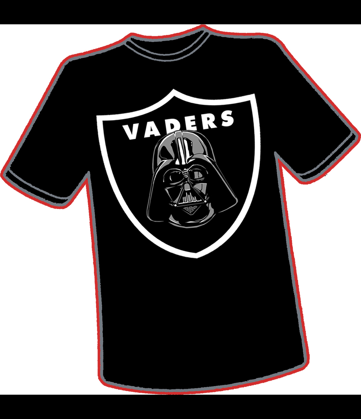 darth vader raiders shirt