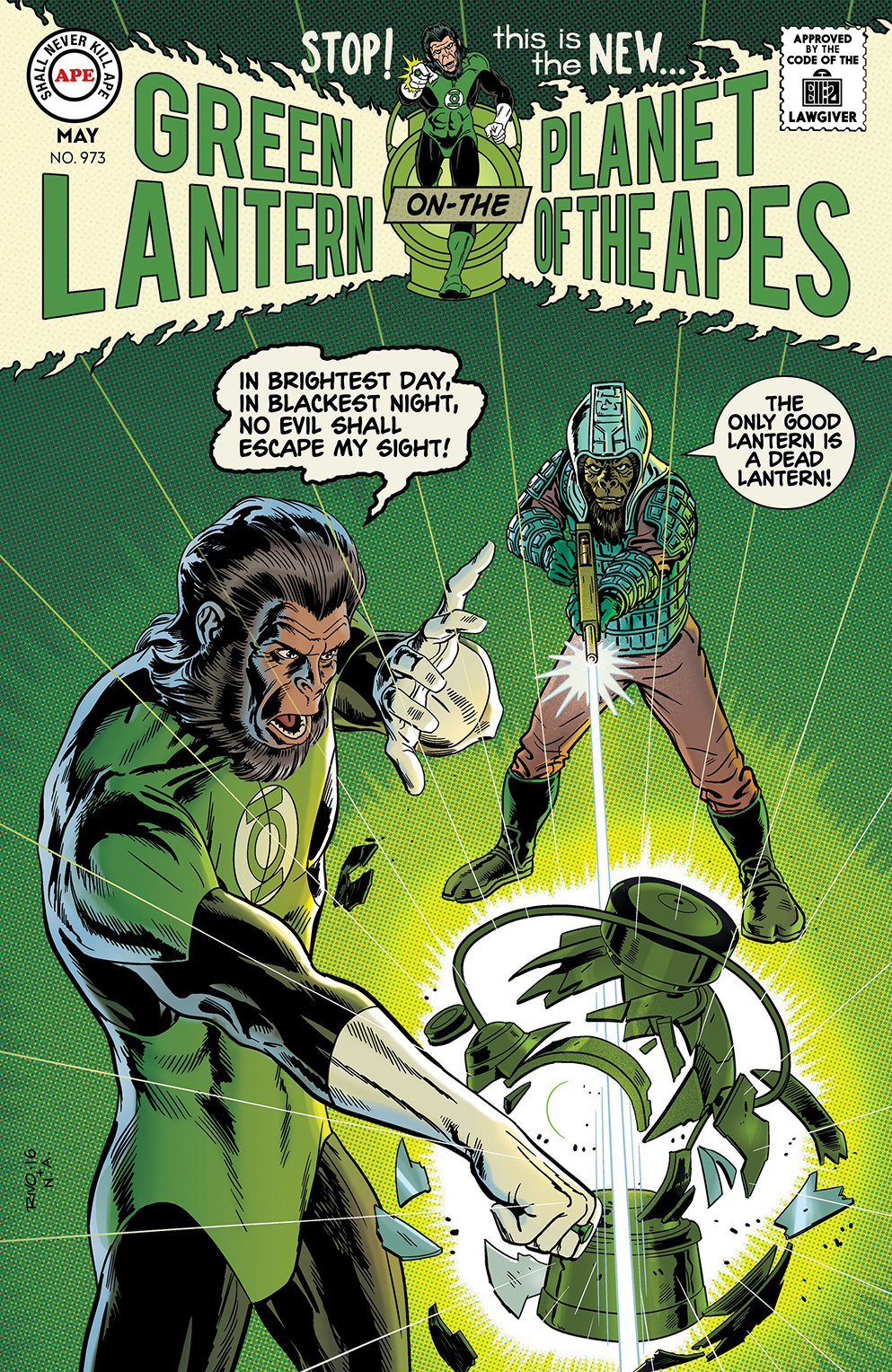 PLANET OF THE APES GREEN LANTERNS TPB TRADE PAPER BACK NEW BOOM DC FRD 