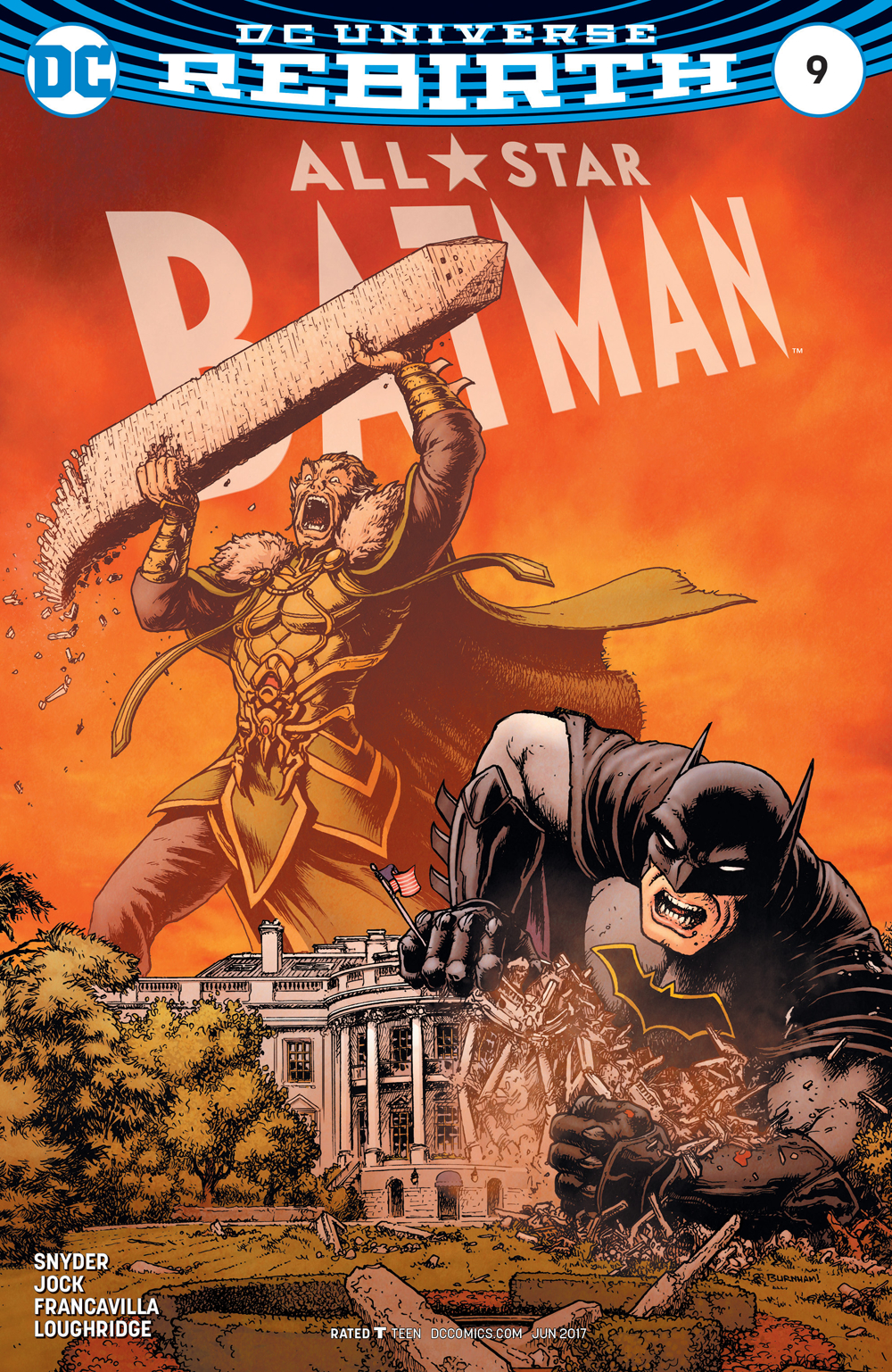 FEB170177 - ALL STAR BATMAN #9 BURNHAM VAR ED - Previews World