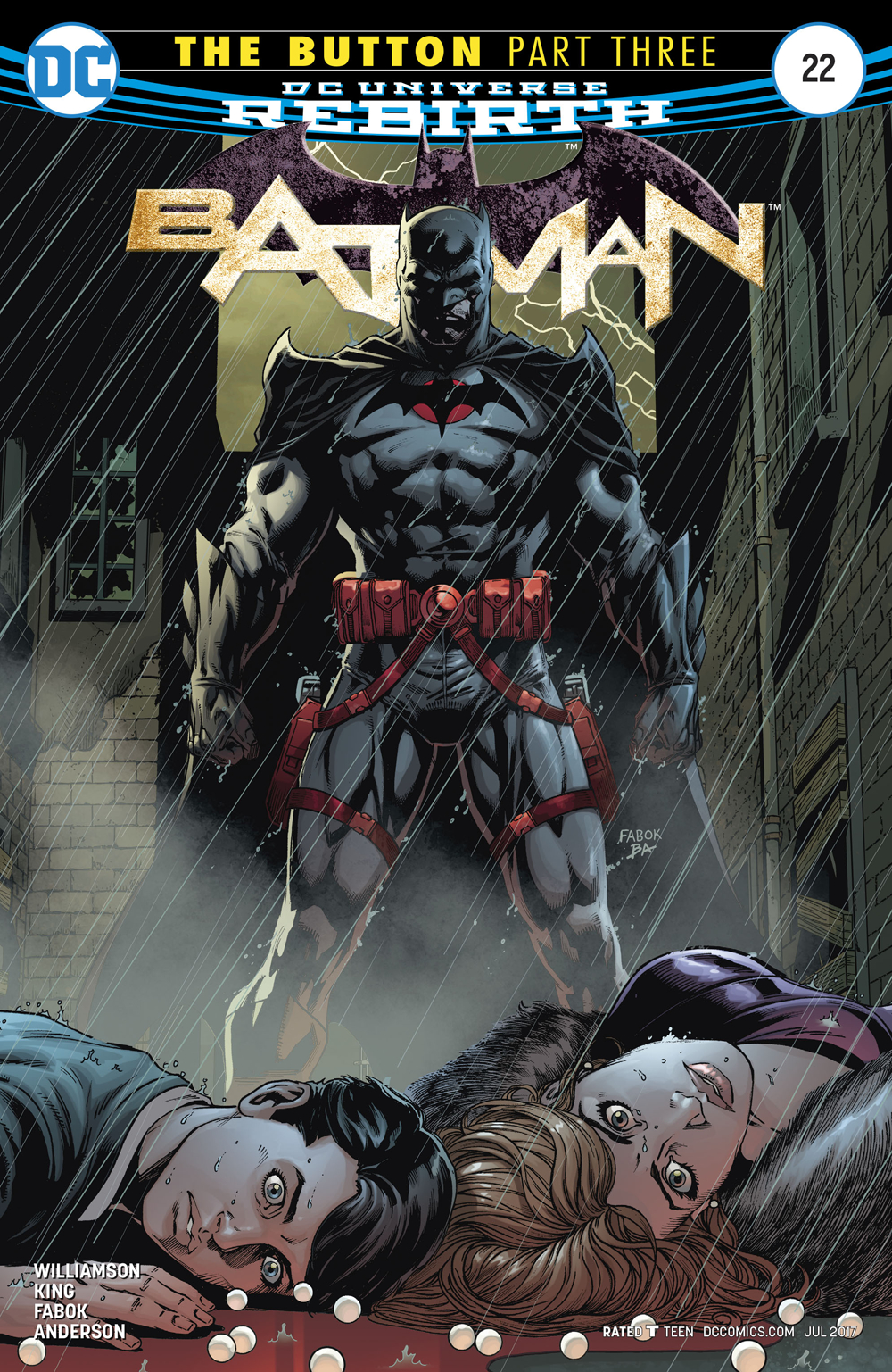 NOV169205 - BATMAN #22 (THE BUTTON) - Previews World