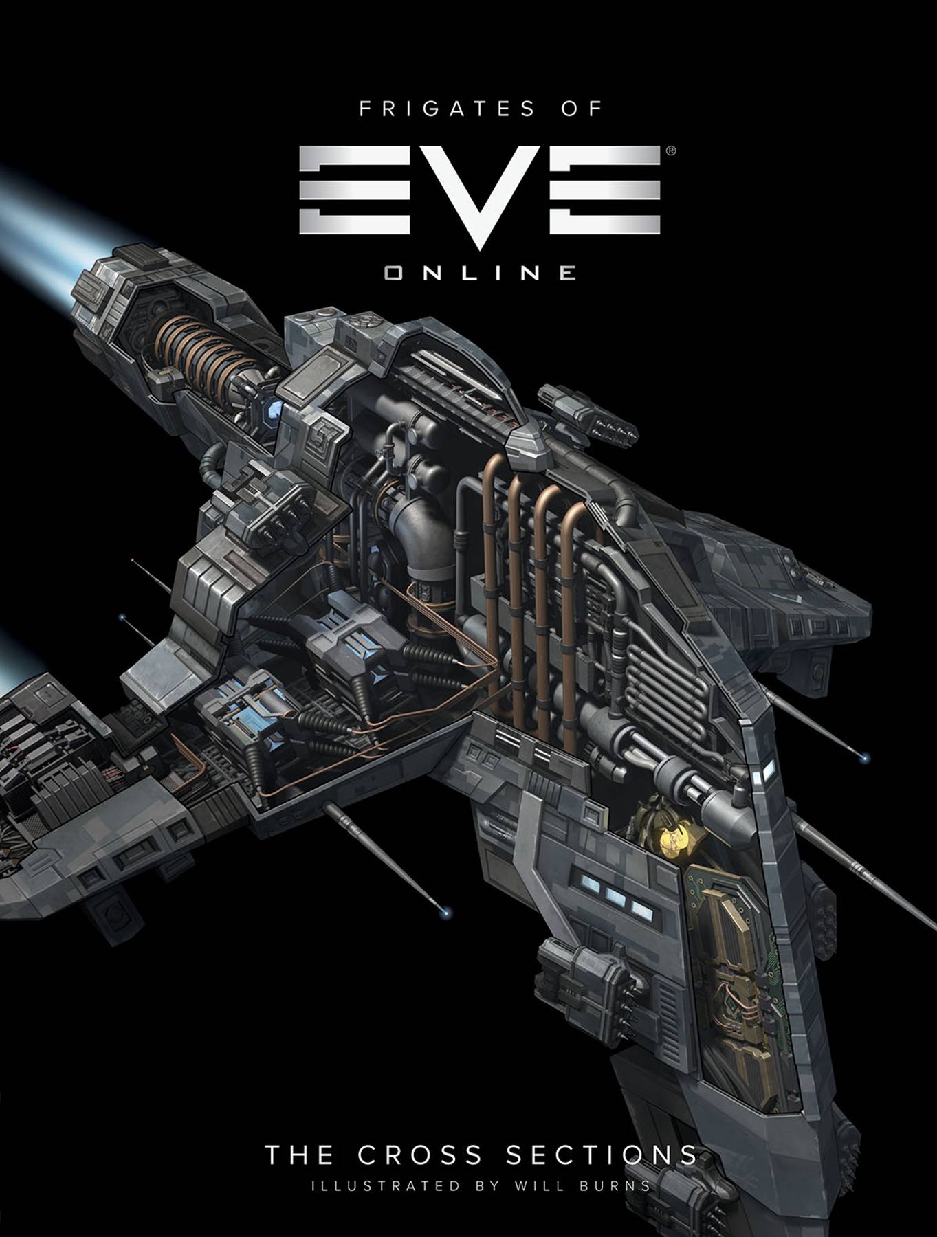 FRIGATES OF EVE ONLINE CROSS SECTIONS HC