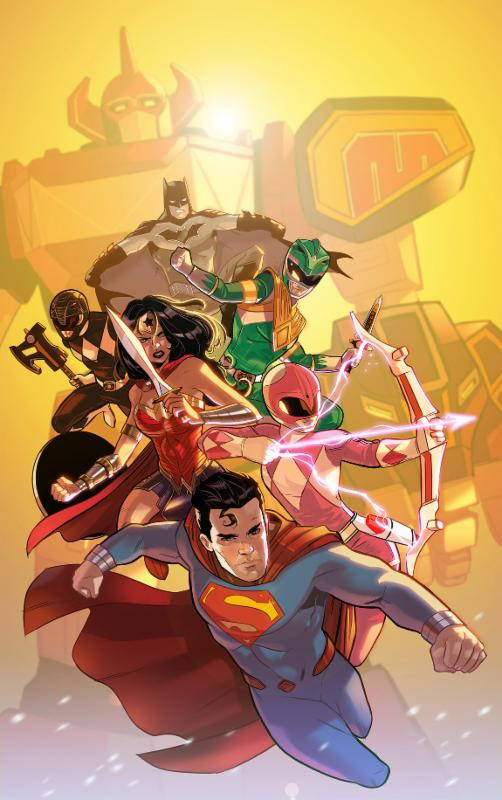 JUSTICE LEAGUE POWER RANGERS #1 (OF 6) 2ND PTG