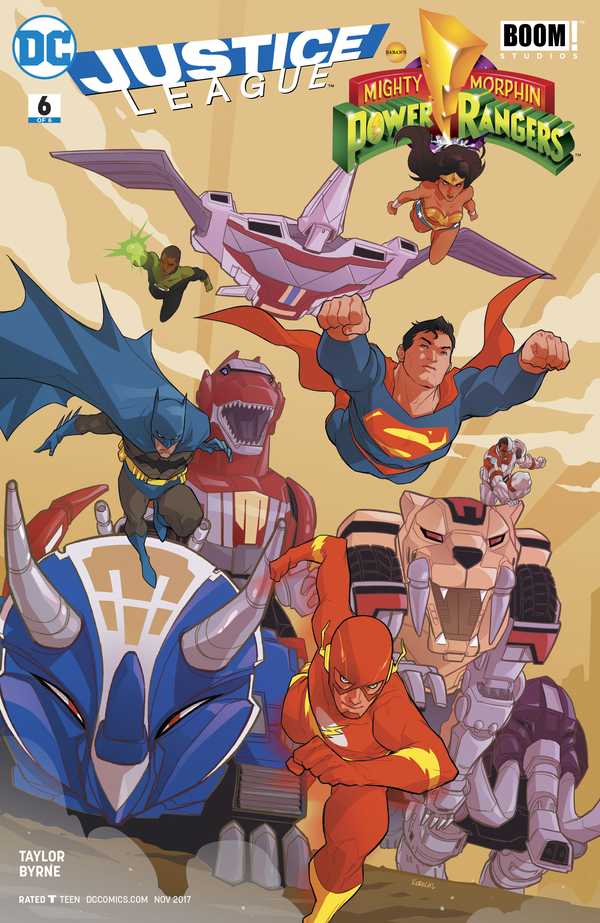 JUSTICE LEAGUE POWER RANGERS #6 (OF 6) (RES)