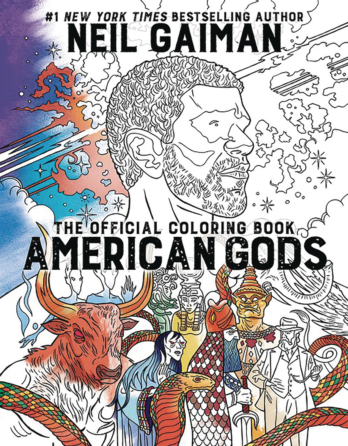 NEIL GAIMAN AMERICAN GODS OFF COLORING BOOK