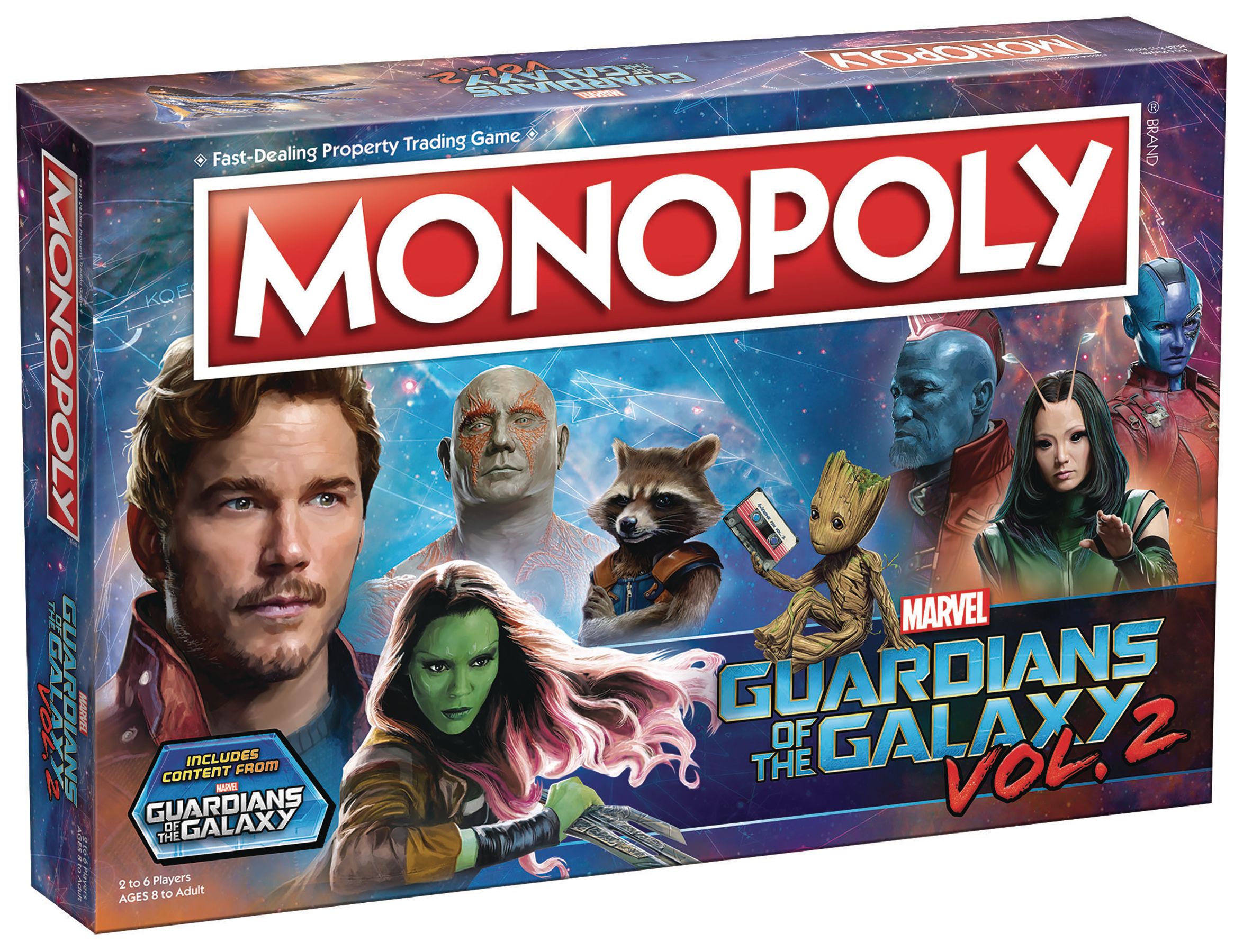 GUARDIANS OF THE GALAXY VOL. 2 MONOPOLY