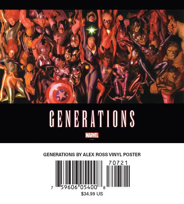 GENERATIONS BY ALEX ROSS OVERSIZED VINYL POSTER