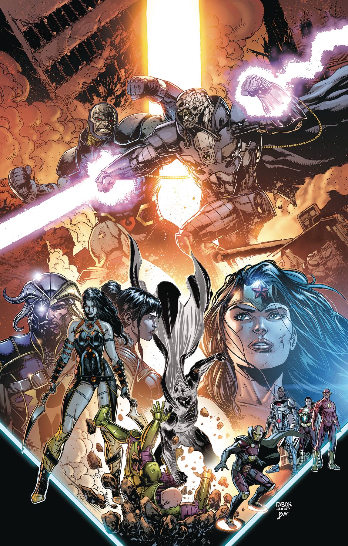 MAY170344 - JUSTICE LEAGUE DARKSEID WAR SAGA OMNIBUS HC - Previews World
