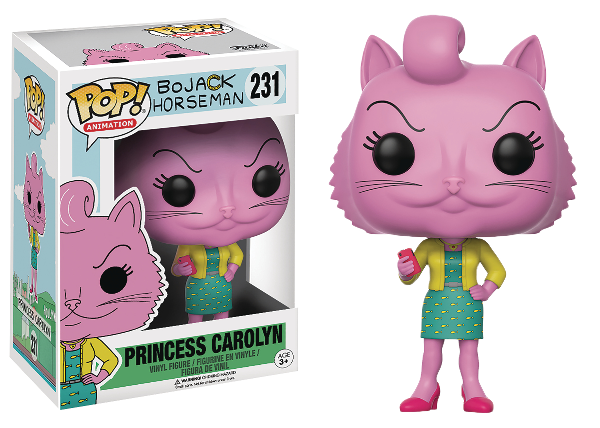 FEB178700 - POP BOJACK HORSEMAN PRINCESS CAROLYN VINYL FIG