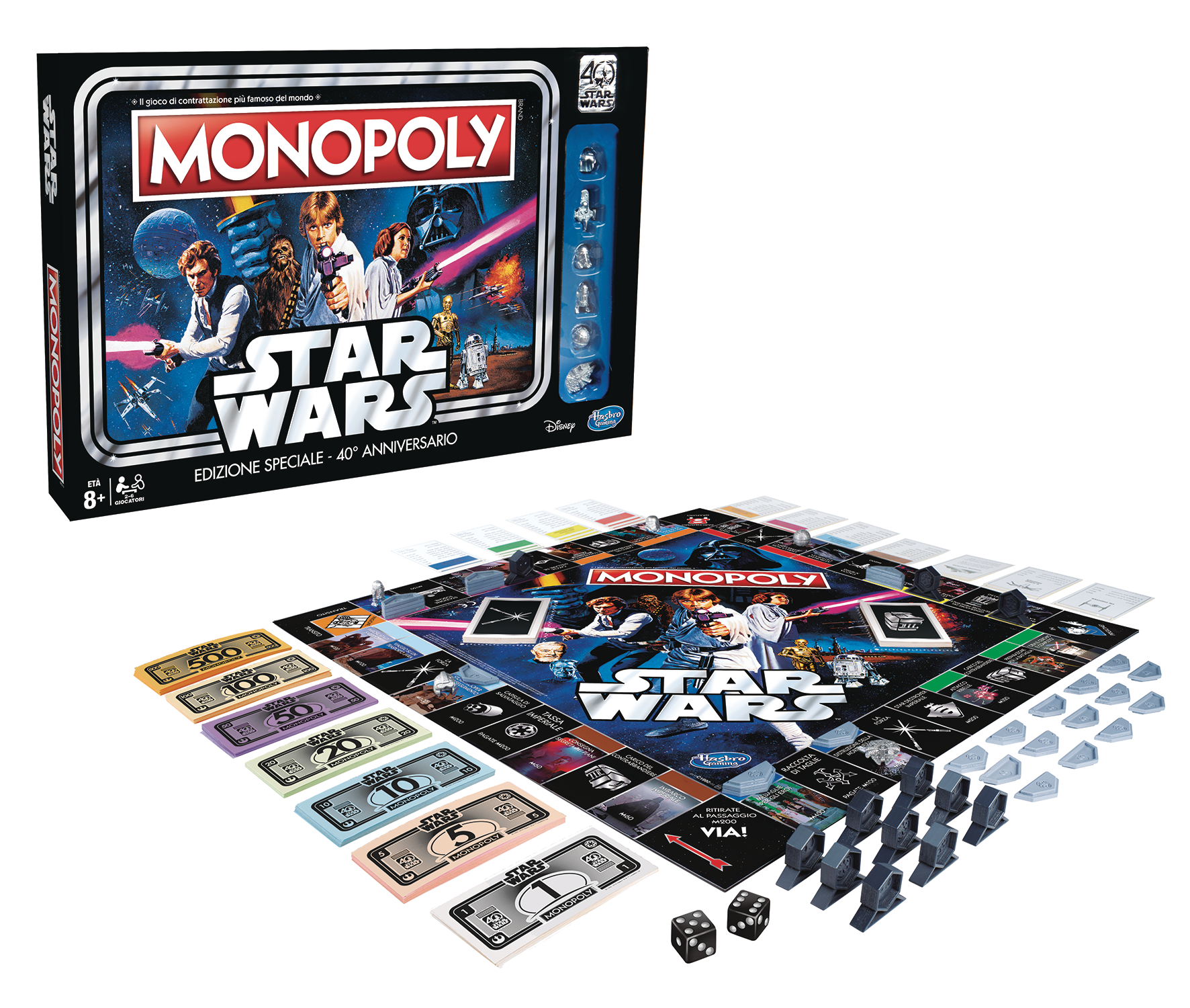Monopoly Game Star Wars 40th Anniversary Special Edition! NEW! 