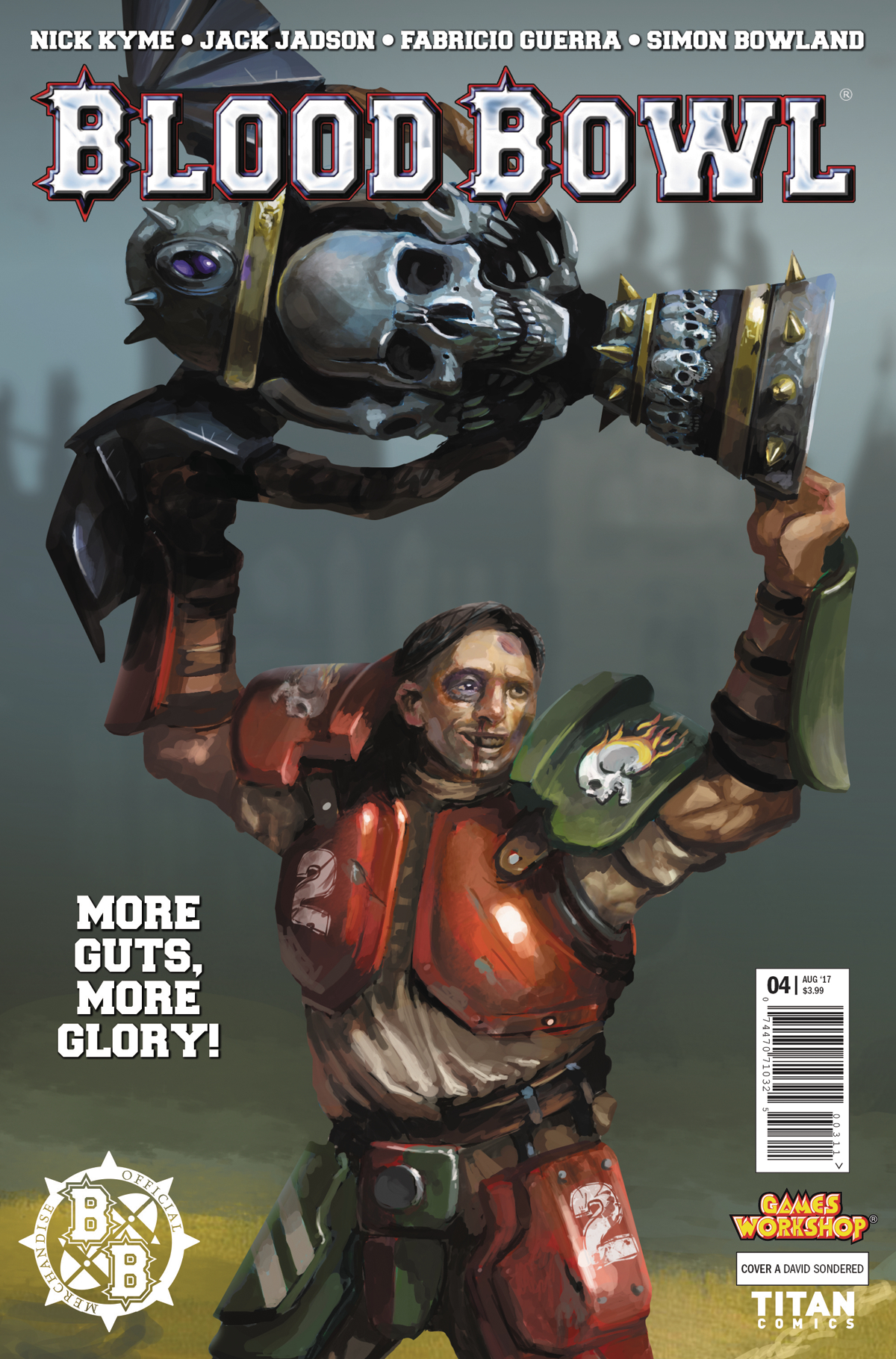 BLOOD BOWL MORE GUTS MORE GLORY #4 (OF 4) CVR A SONDERED