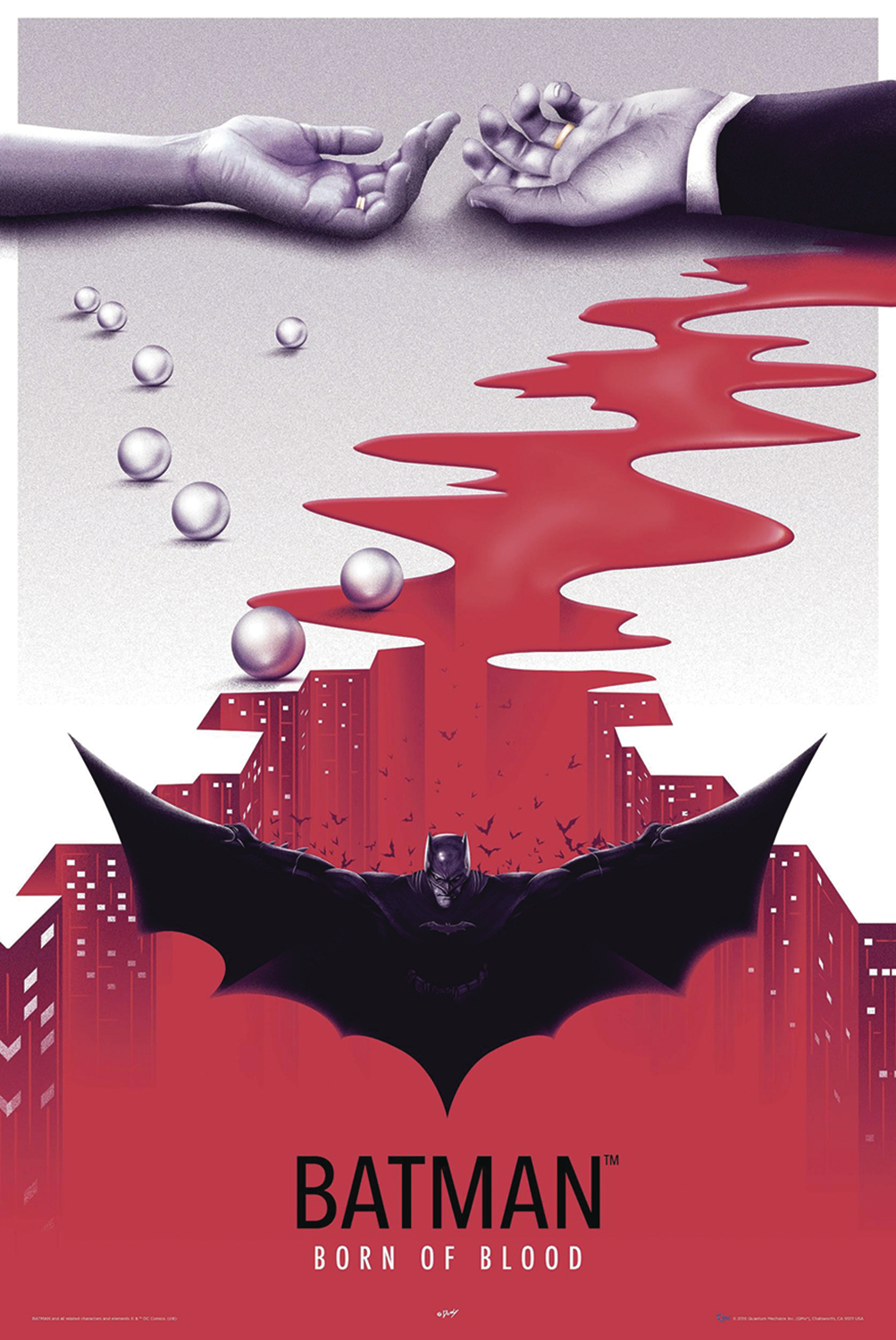 DC Comics Batman Born of Blood 24 x 36 inch Art Print Poster 