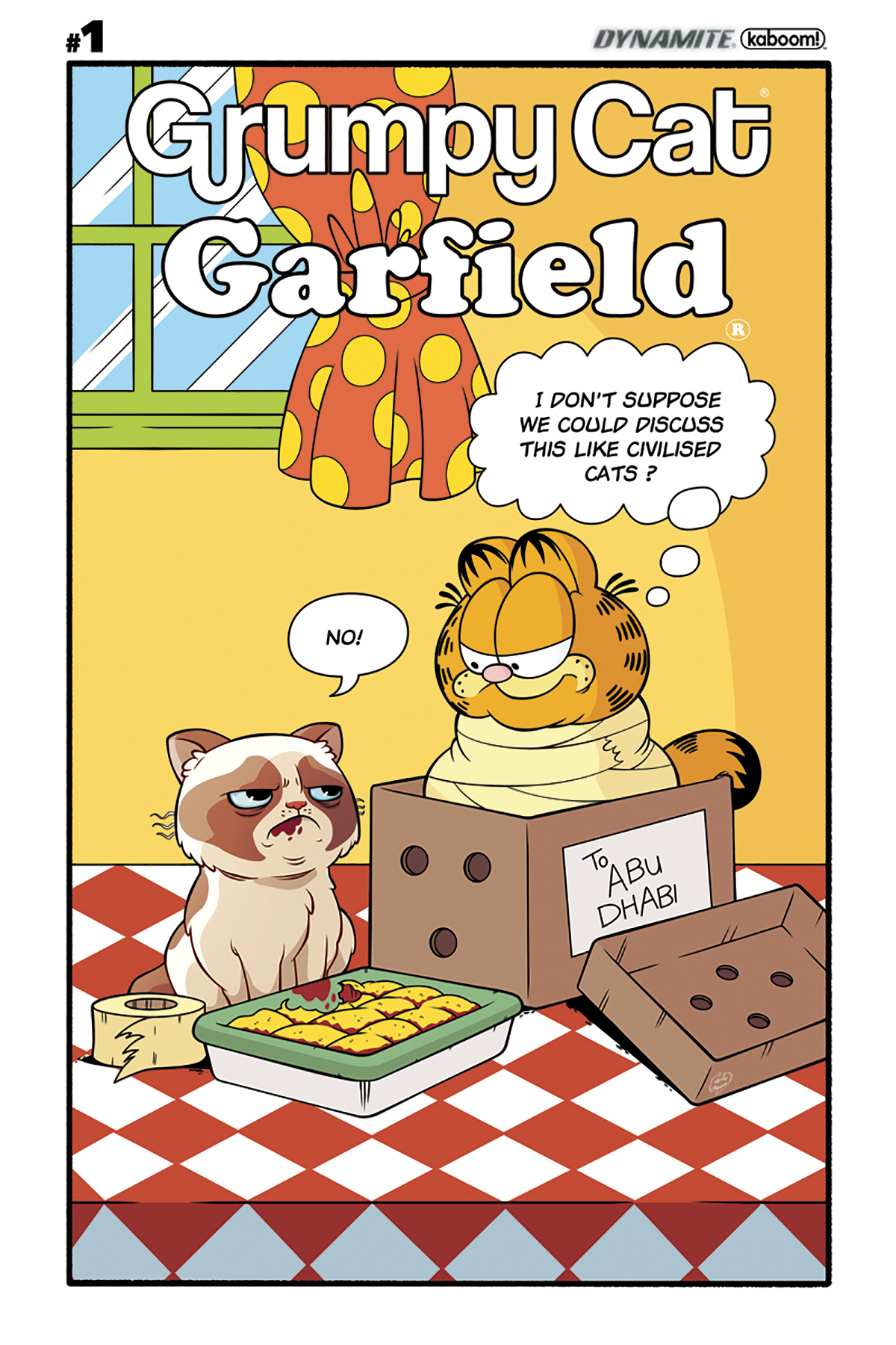 GRUMPY CAT GARFIELD #1 (OF 3) CVR I 100 COPY SGN INCV