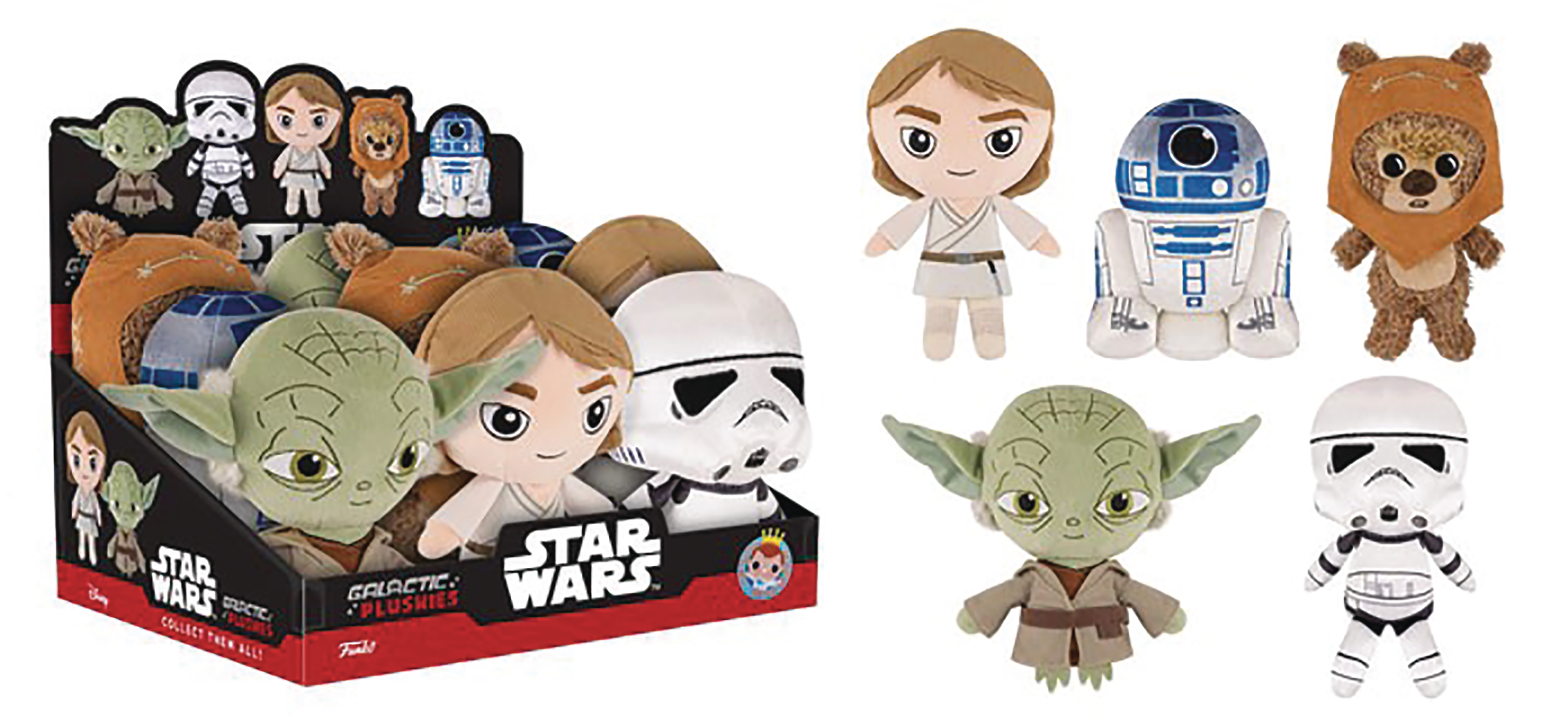 Funko Star Wars Galactic Plushies Luke Skywalker Plush Figure NEW Toys 