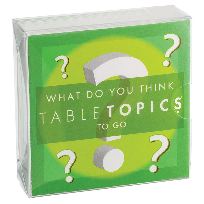 FEB179065 TABLE TOPICS TO GO WHAT DO YOU THINK ED Previews World