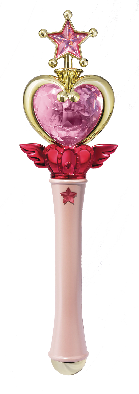 SAILOR MOON Pink Moon Stick 1/1 Replica Bandai 