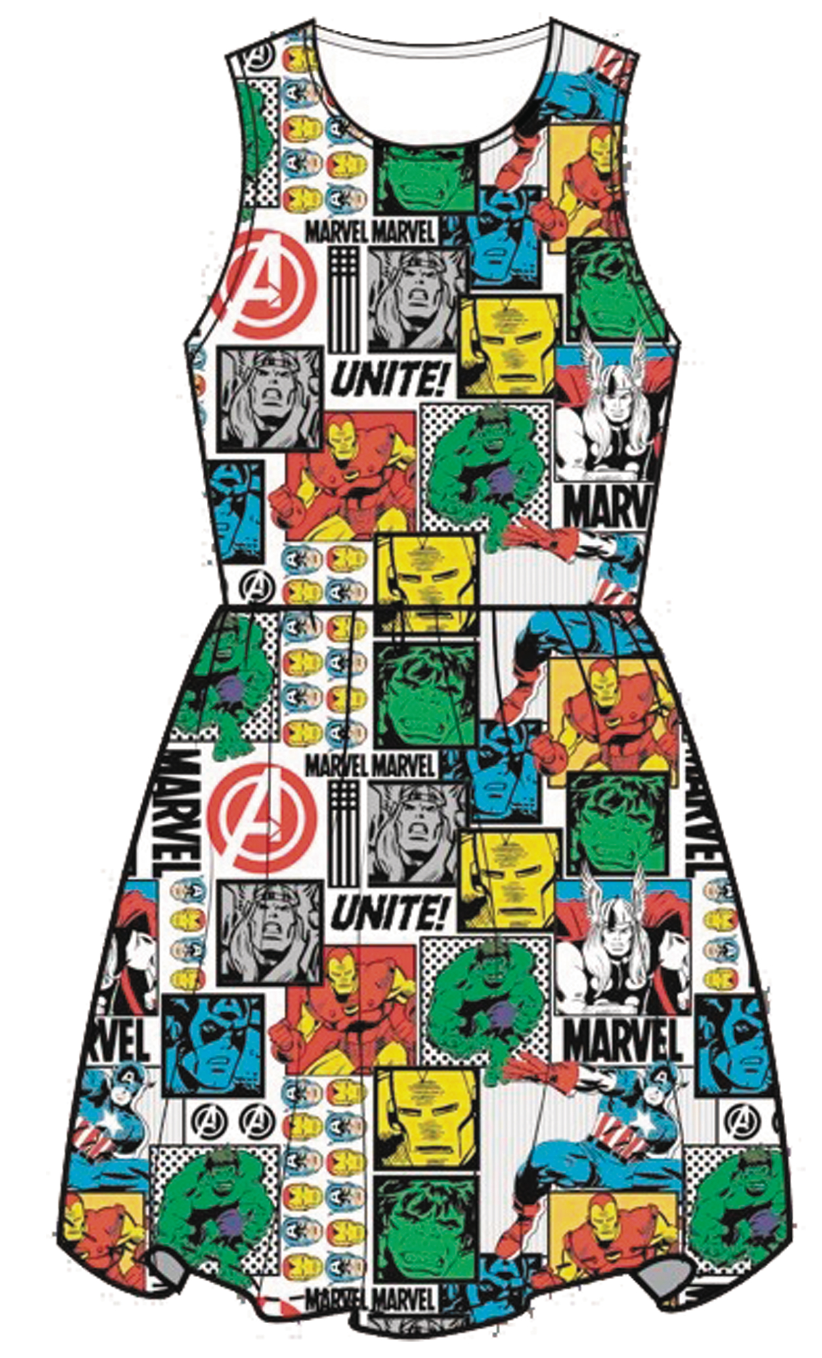 Marvel comic book dress 2025