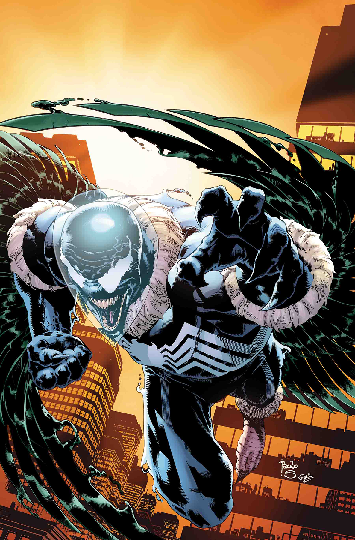 JUL171084 SPIDERGWEN 24 VENOMIZED VULTURE VAR Previews World