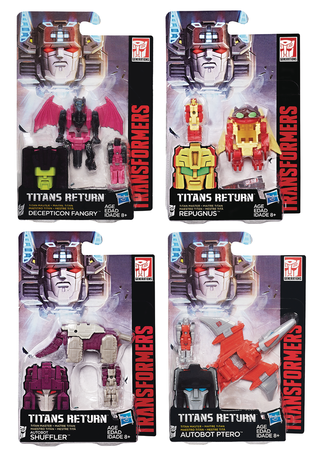 Transformers Generazioni Titans ritorno TITAN Master Distributore Figura 