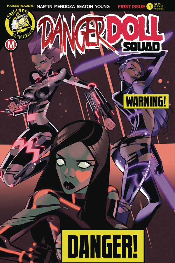 DANGER DOLL SQUAD issue 1 JMart EXCLUSIVE COVER /Zombie Tramp Vampblade DollFace 
