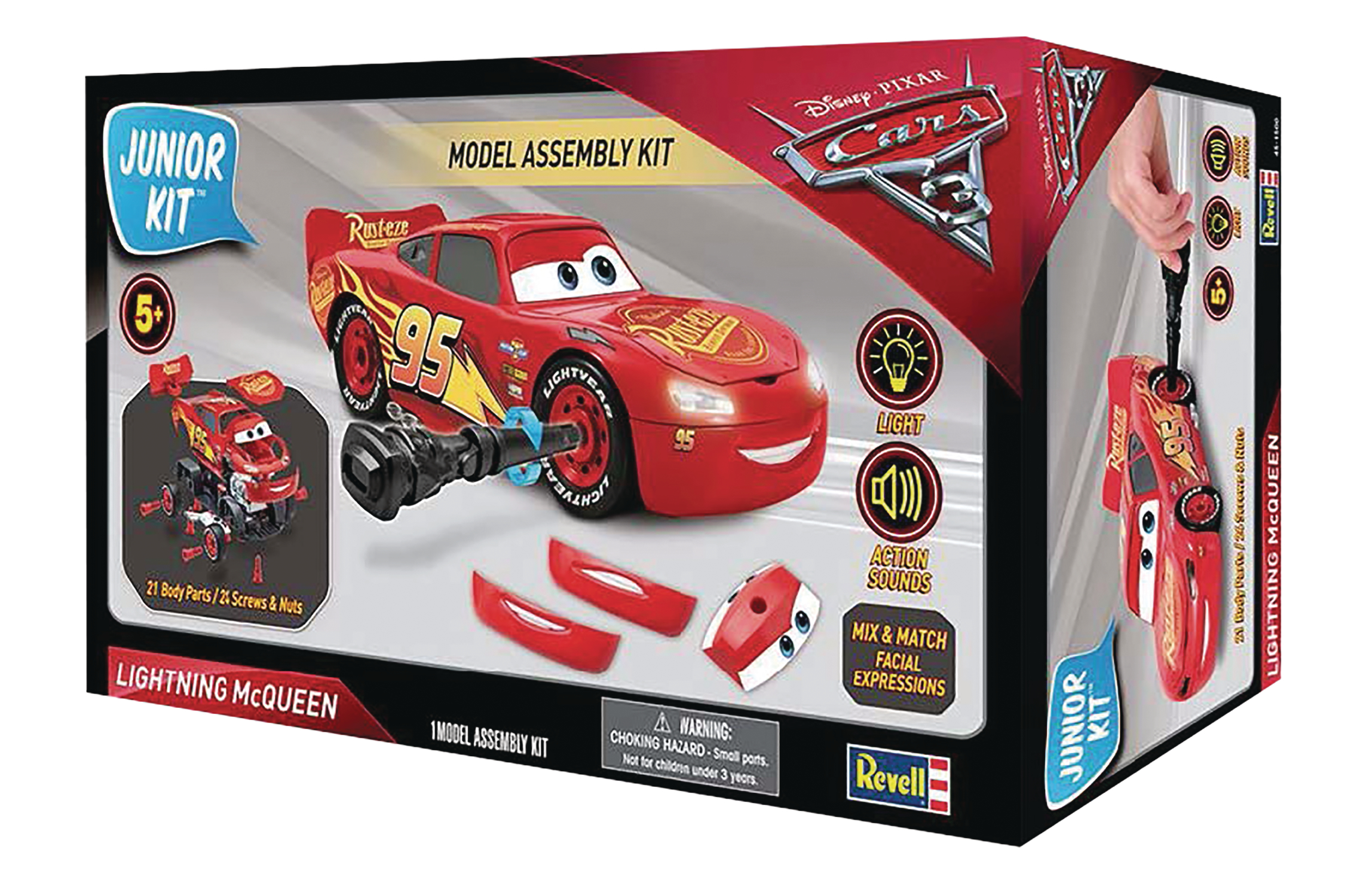 Cars 3 Lightning McQueen Model Assembly Kit Model Kit Revell Jr 