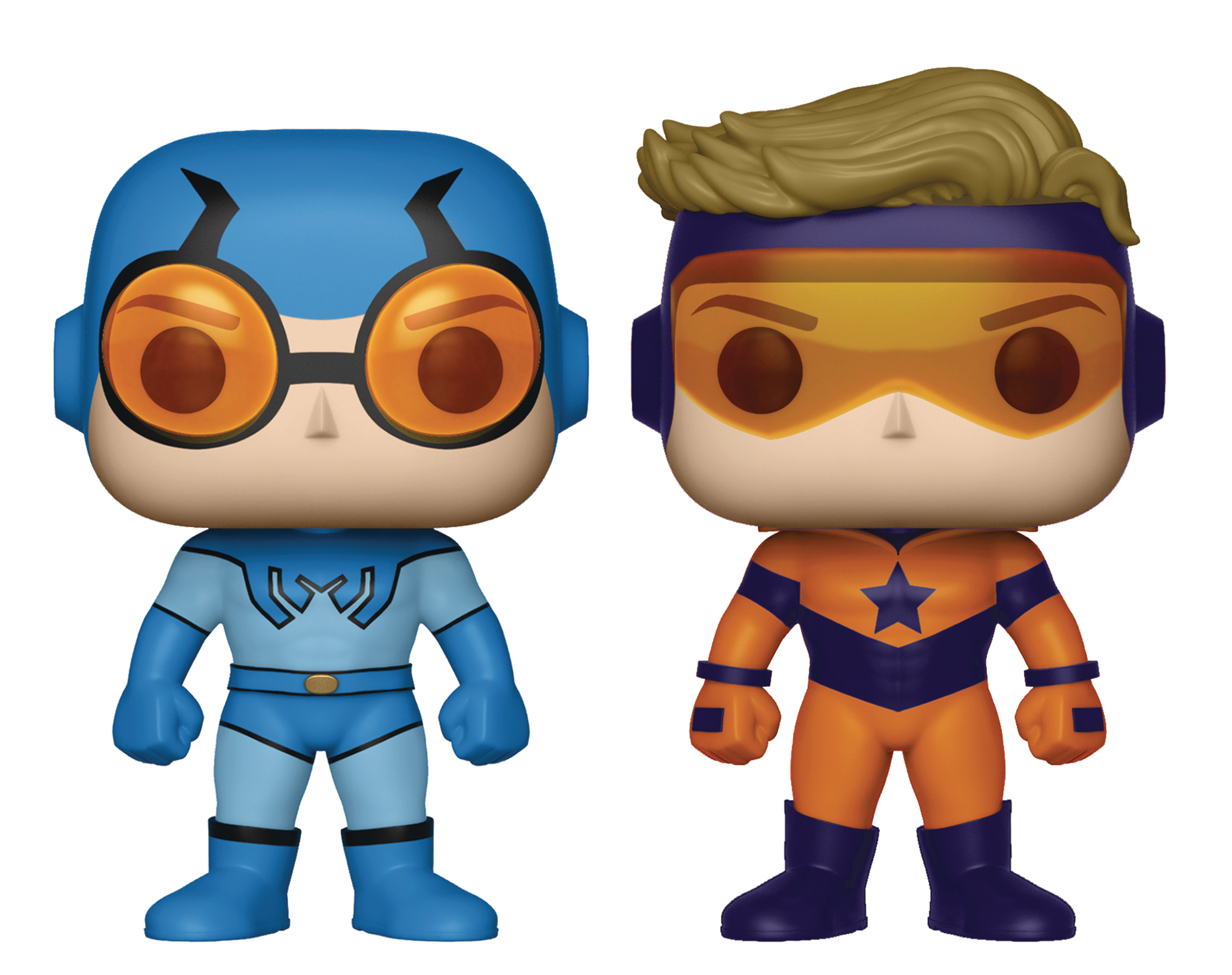 POP HEROES BOOSTER GOLD & BLUE BEETLE PX VIN FIG 2PK