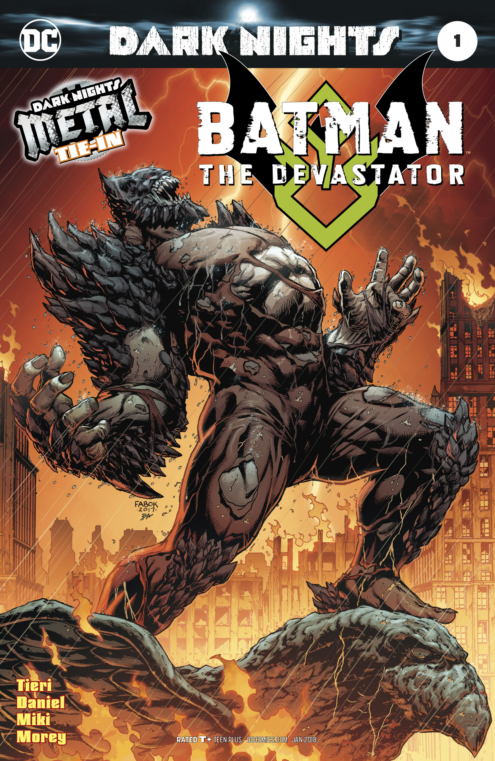 AUG170172 - BATMAN THE DEVASTATOR #1 (METAL) - Previews World