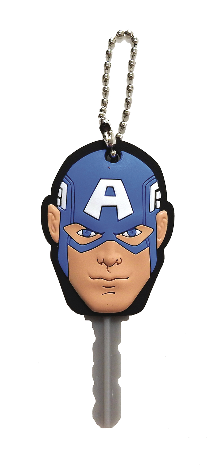 MAY178763 - MARVEL CAPTAIN AMERICA TOUCH PVC KEY HOLDER - Previews World