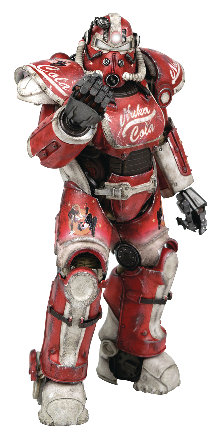 Jun Fallout 4 T 51 Power Armor Nuka Cola Armor Pack Previews World