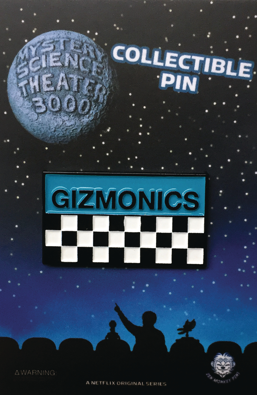 MST3K GIZMONICS BADGE LAPEL PIN