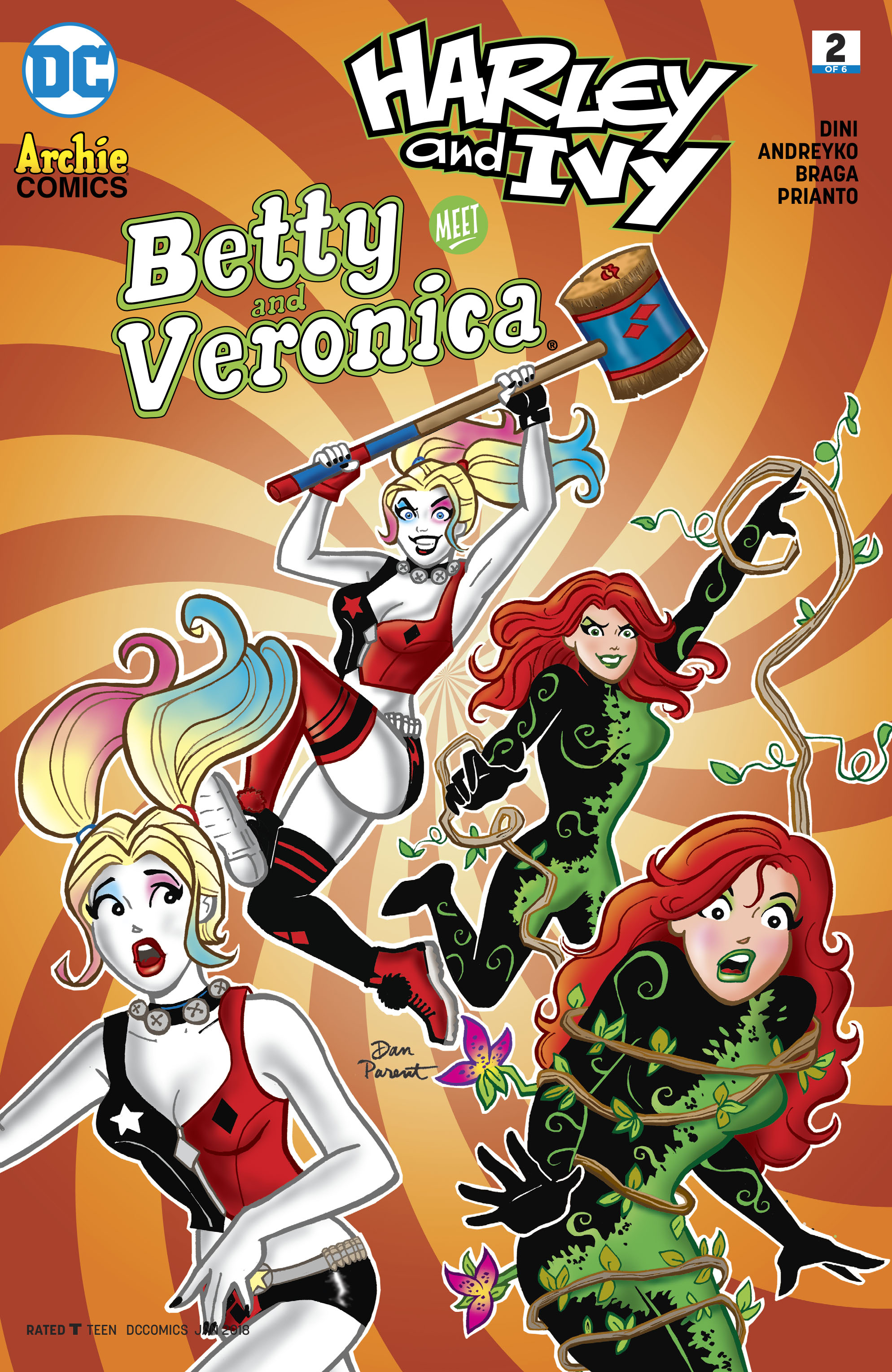 SEP170358 - HARLEY & IVY MEET BETTY & VERONICA #2 (OF 6) VAR ED - Previews  World