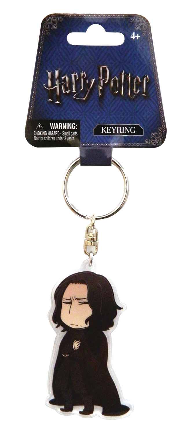 Severus Snape 4,5x6 cm Gummi Schlüsselanhänger Keyring ca Harry Potter 